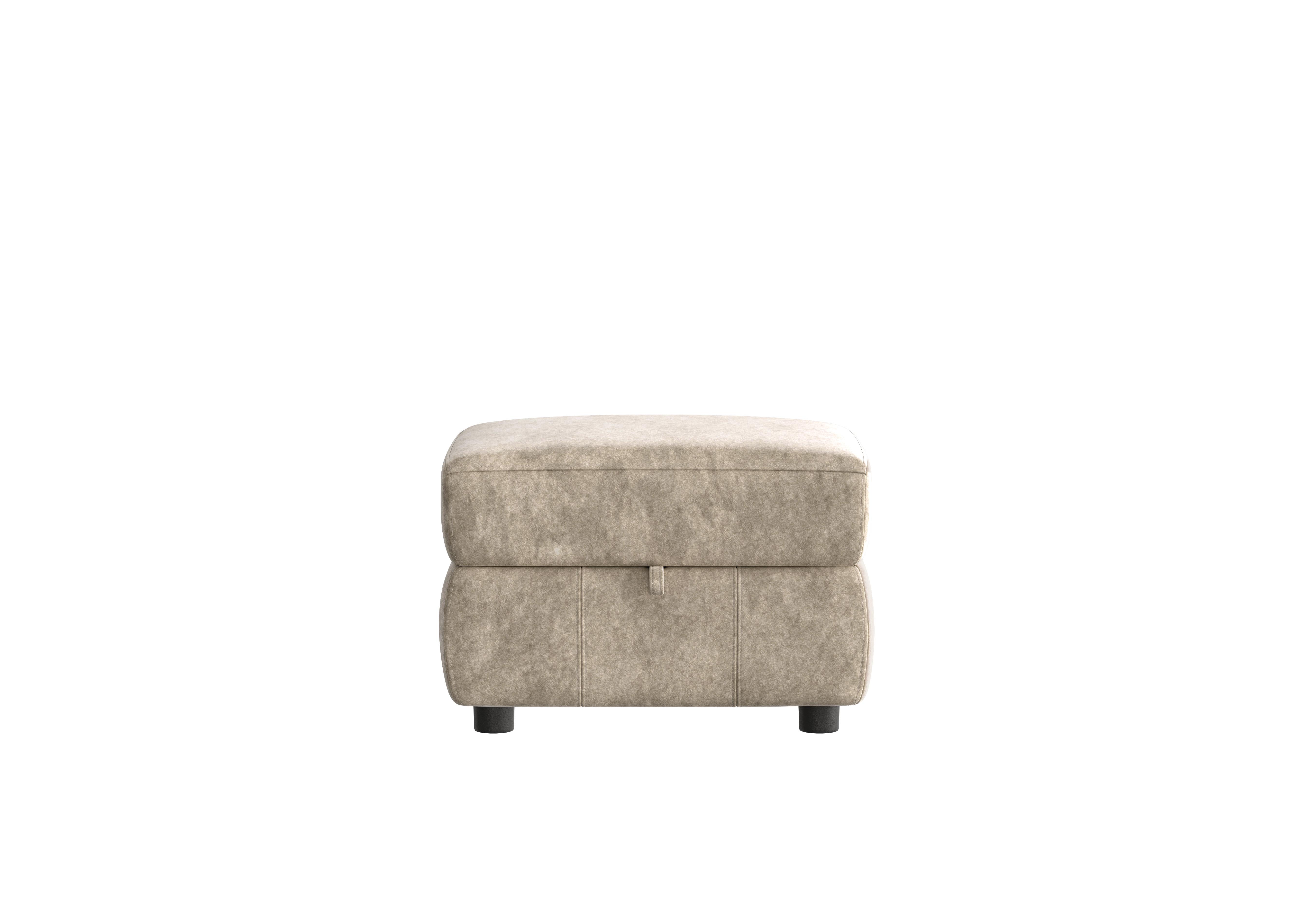 Relax Station Revive Fabric Storage Footstool in Bfa-Bnn-R26 Fv2 Cream on Furniture Village