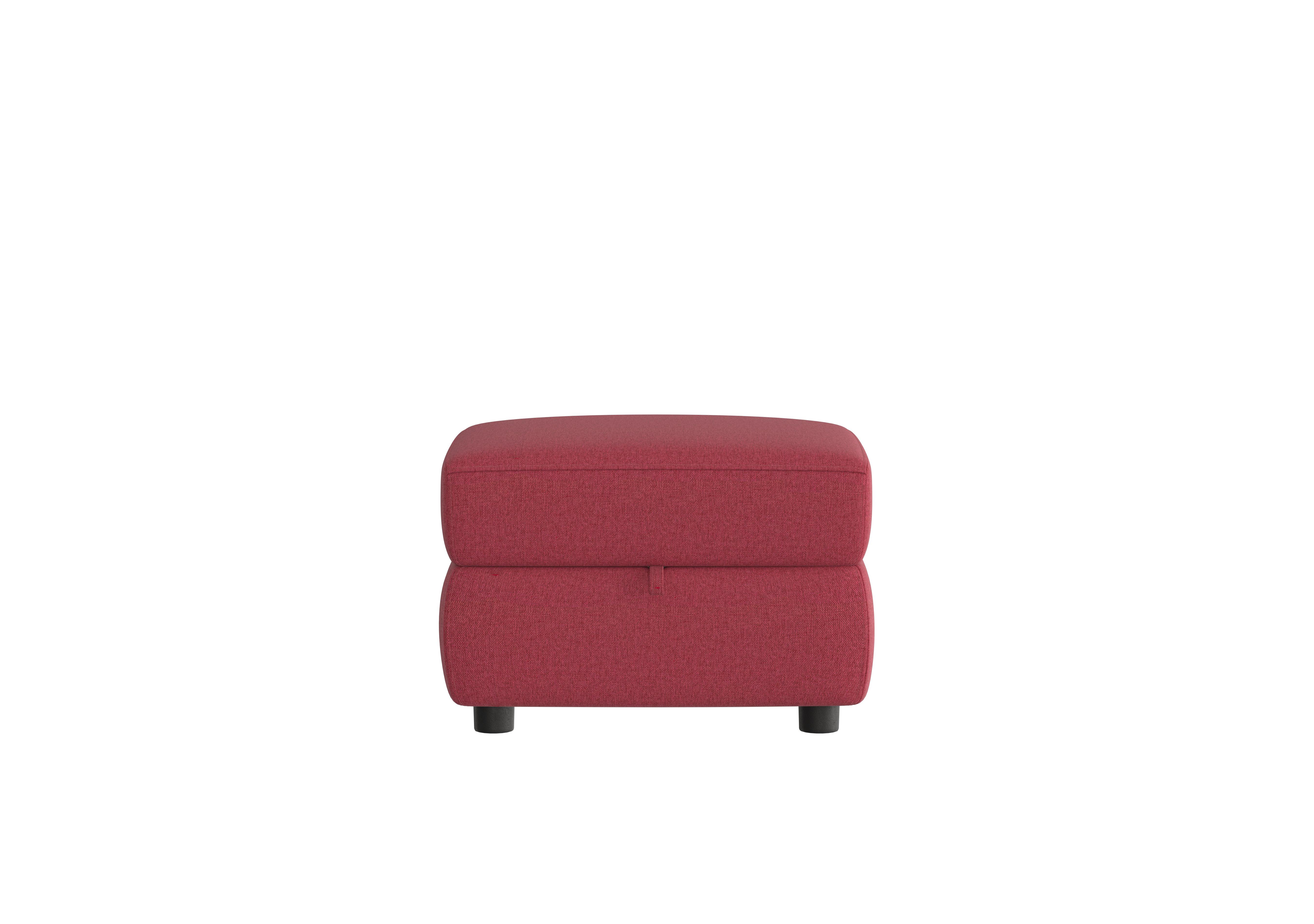 Relax Station Revive Fabric Storage Footstool in Fab-Blt-R29 Red on Furniture Village