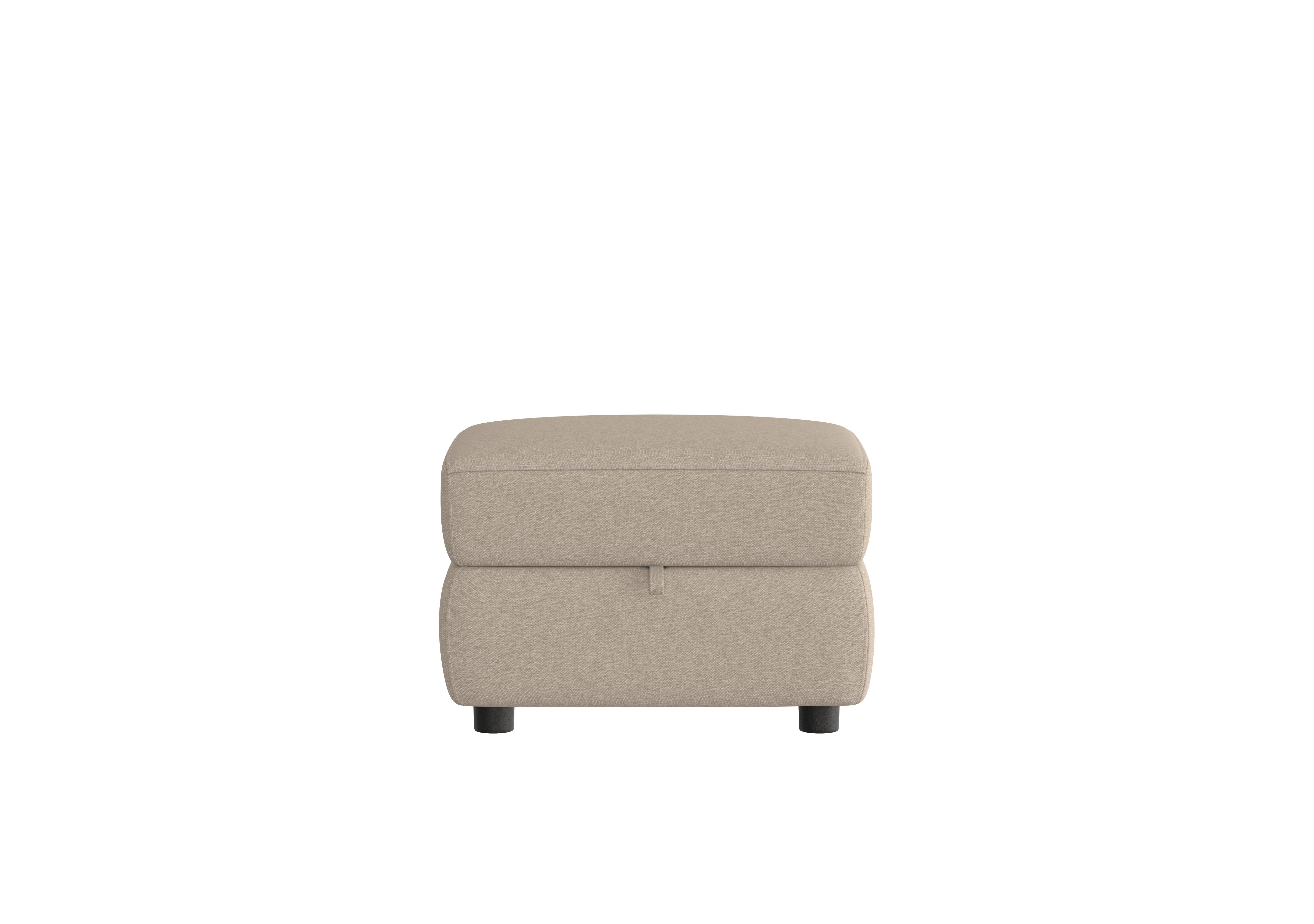 Relax Station Revive Fabric Storage Footstool in Fab-Ska-R28 Beige on Furniture Village