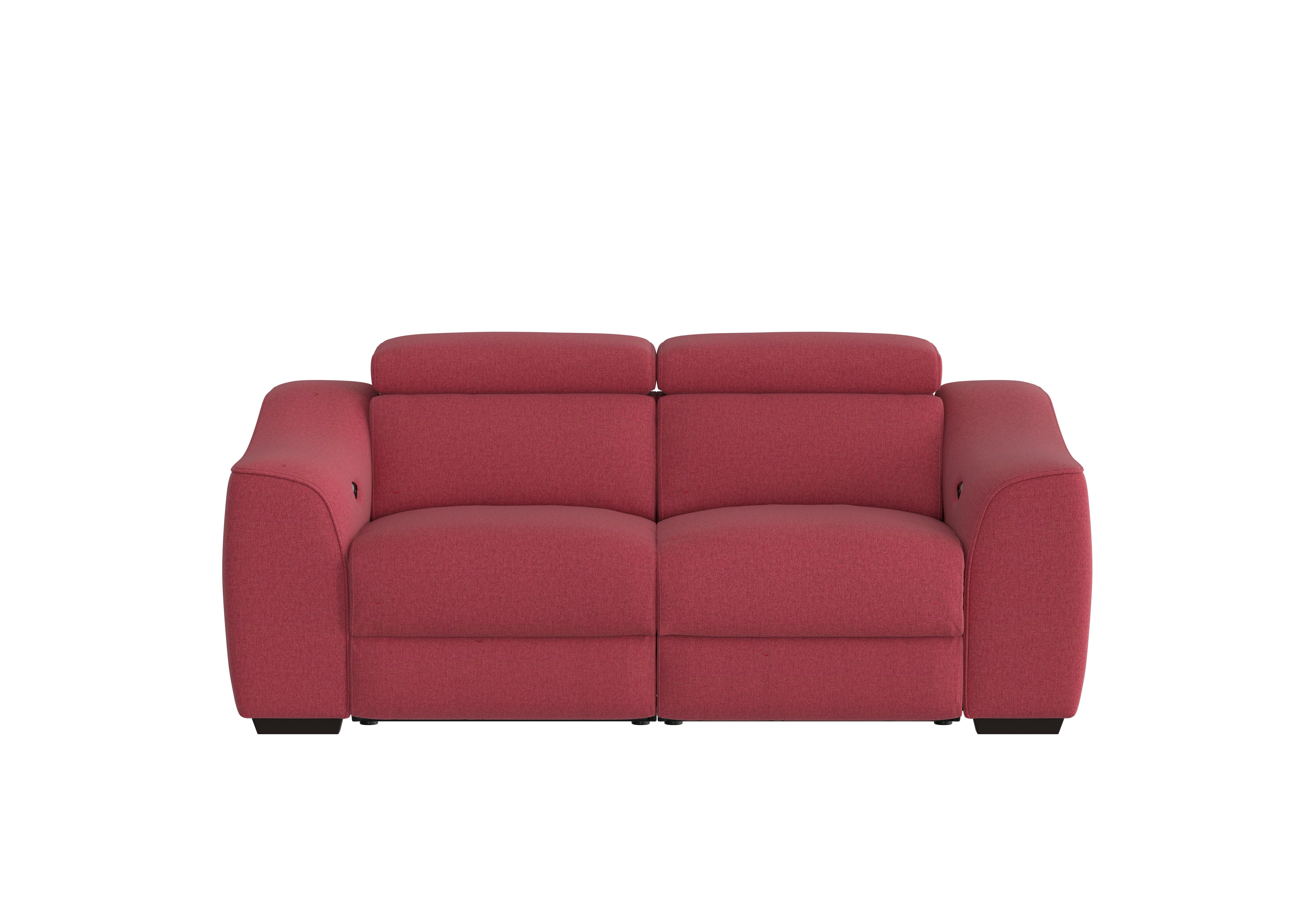 Elixir 2 Seater Fabric Sofa in Fab-Blt-R29 Red on Furniture Village