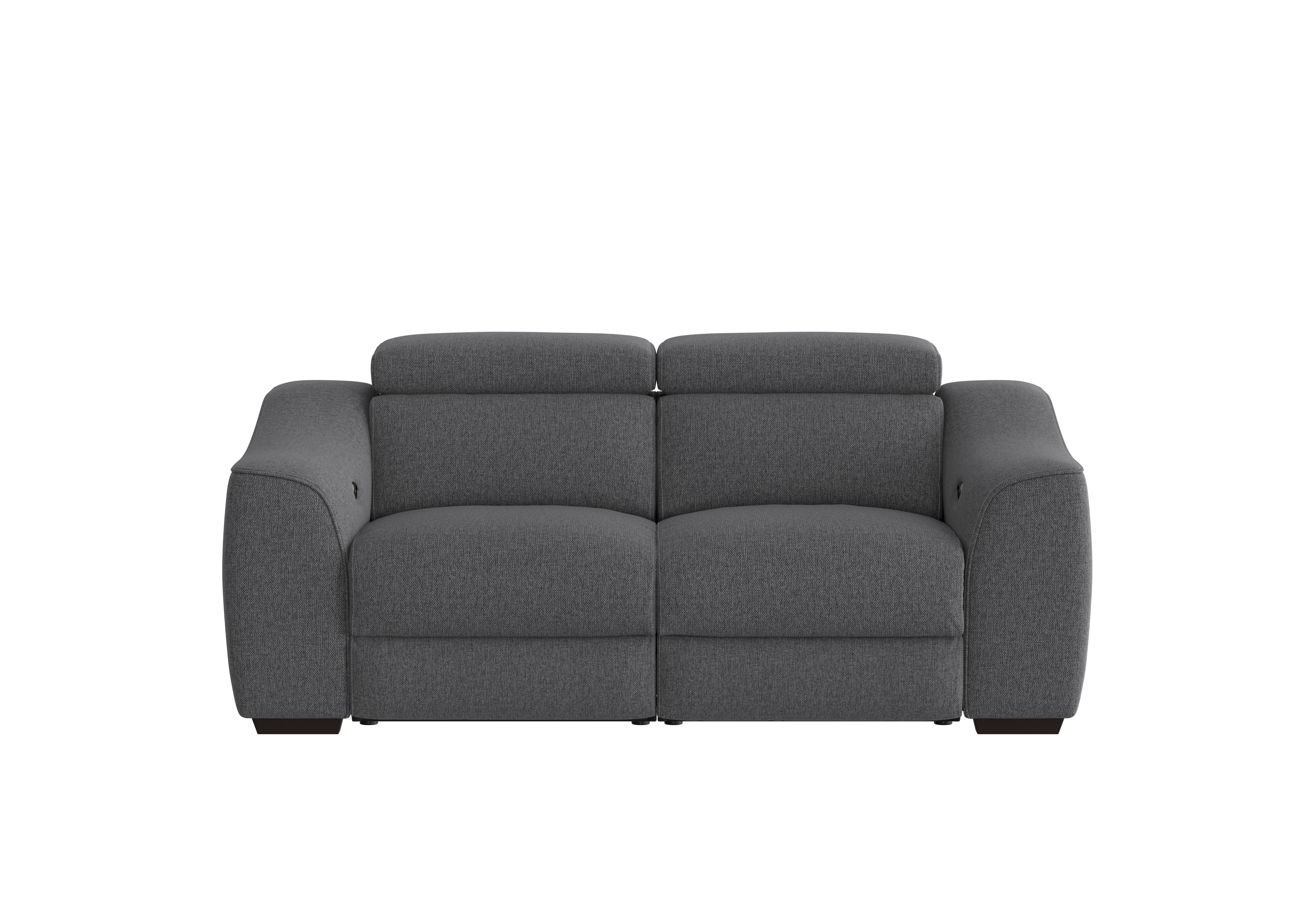 Elixir 2 Seater Fabric Sofa in Fab-Blt-R39 Charcoal on Furniture Village