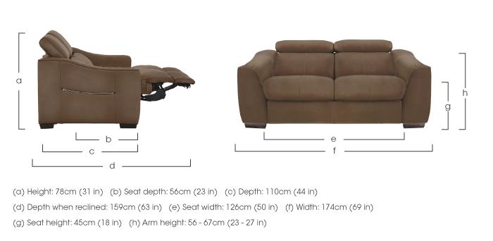 Elixir 2 Seater Fabric Sofa in  on Furniture Village