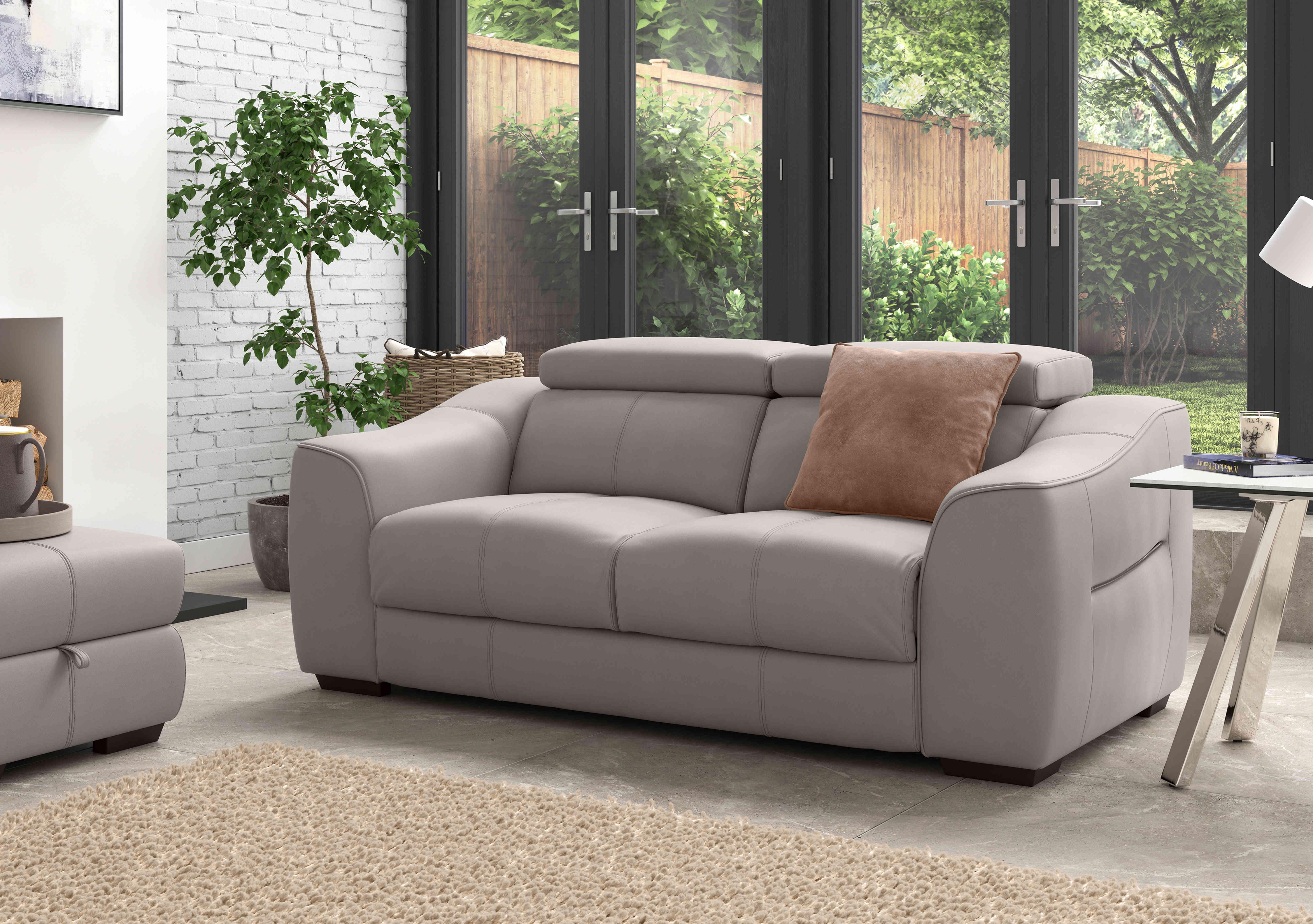 Elixir 2 Seater Leather Sofa in  on Furniture Village