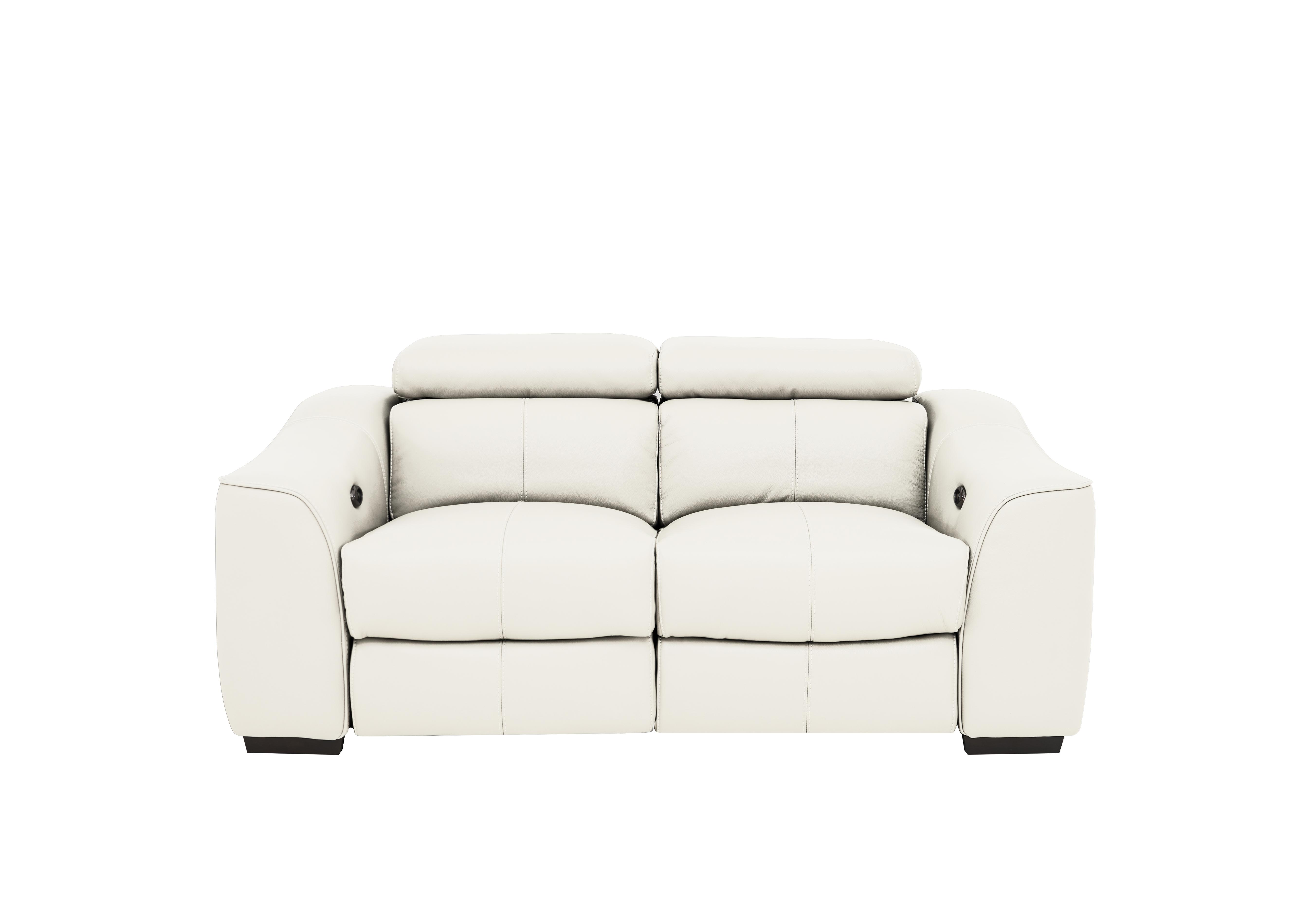 Elixir 2 Seater Leather Sofa in Bv-744d Star White on Furniture Village