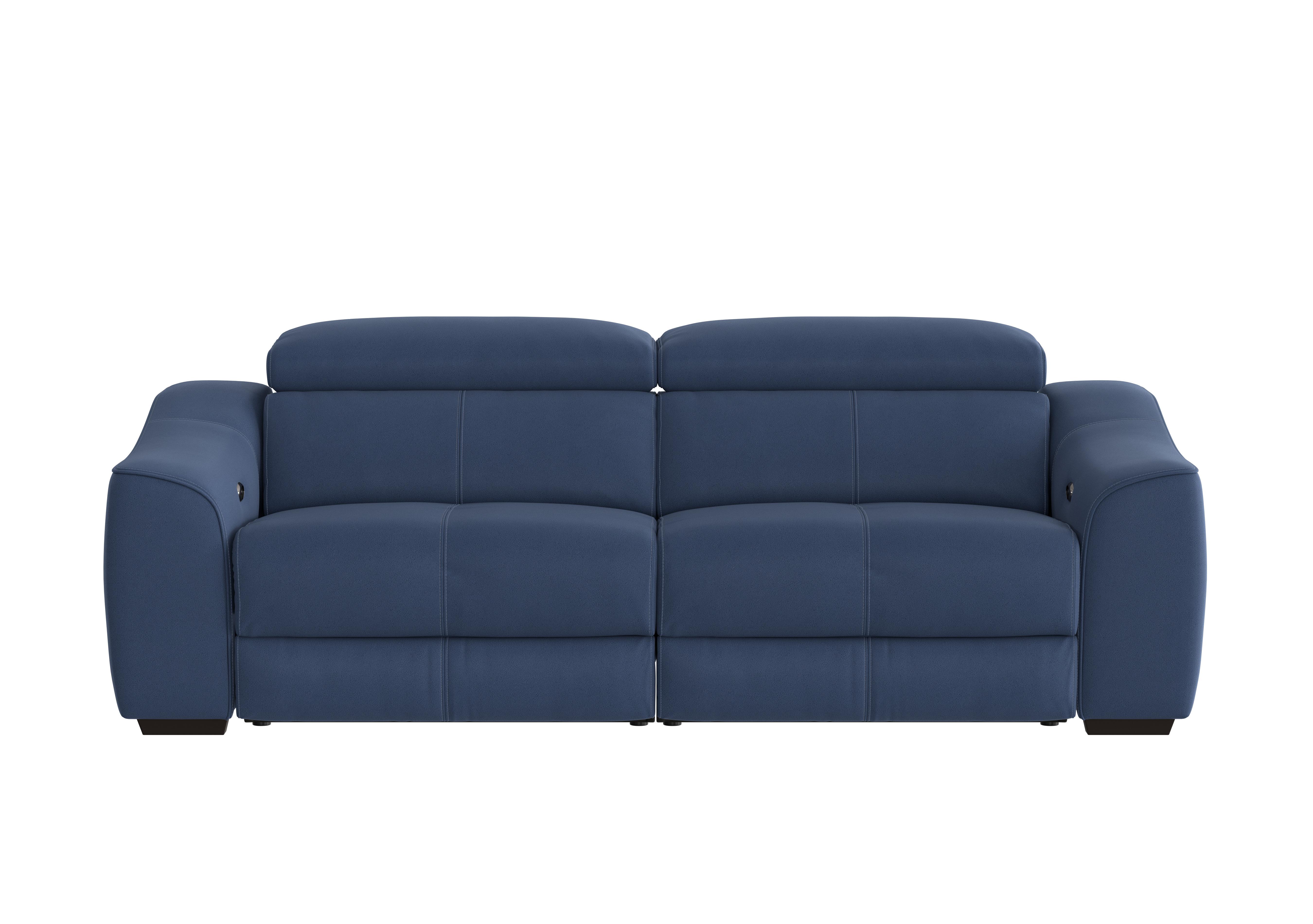 Elixir 3 Seater Fabric Sofa in Bfa-Blj-R10 Blue on Furniture Village