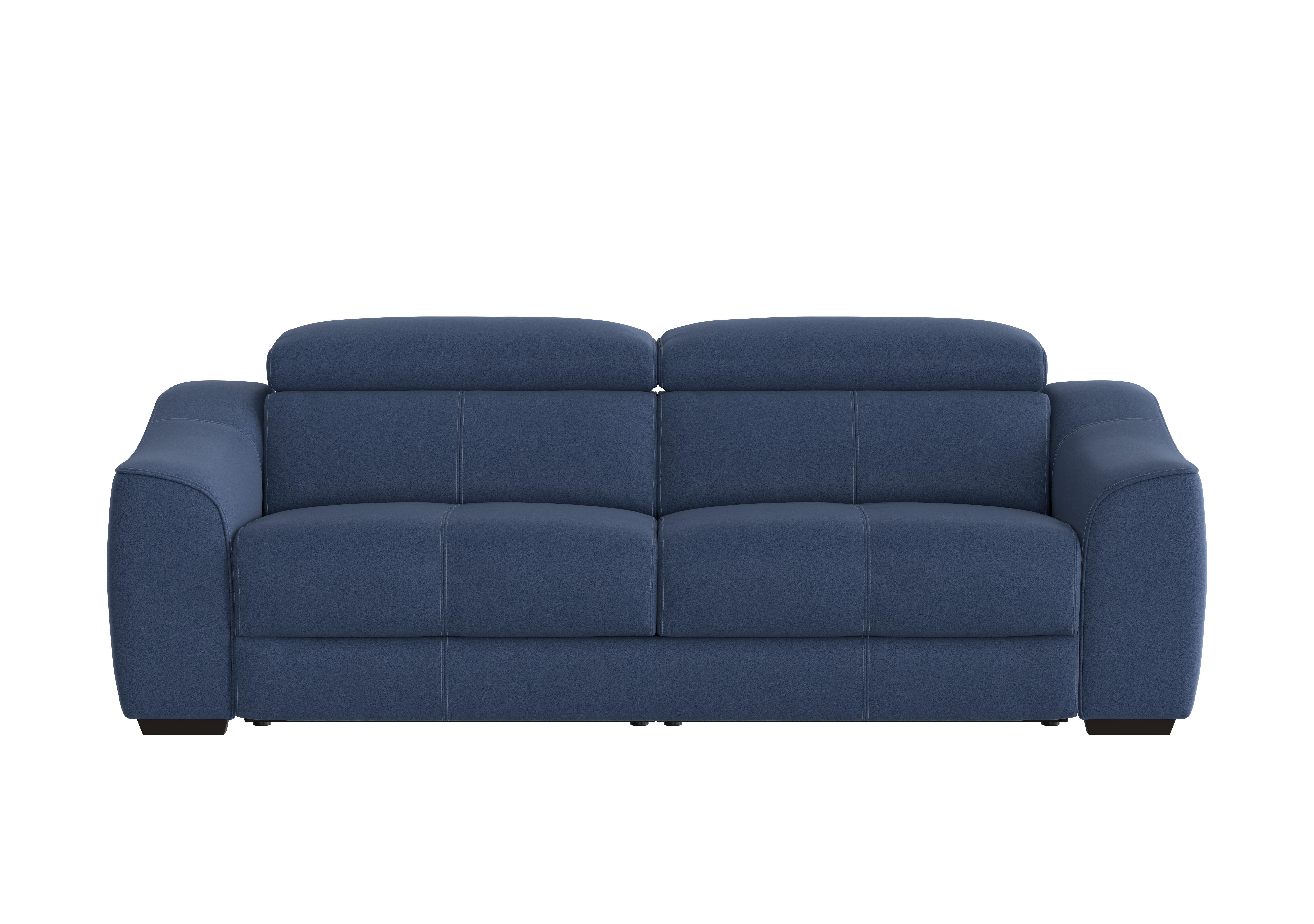 Elixir 3 Seater Fabric Sofa in Bfa-Blj-R10 Blue on Furniture Village