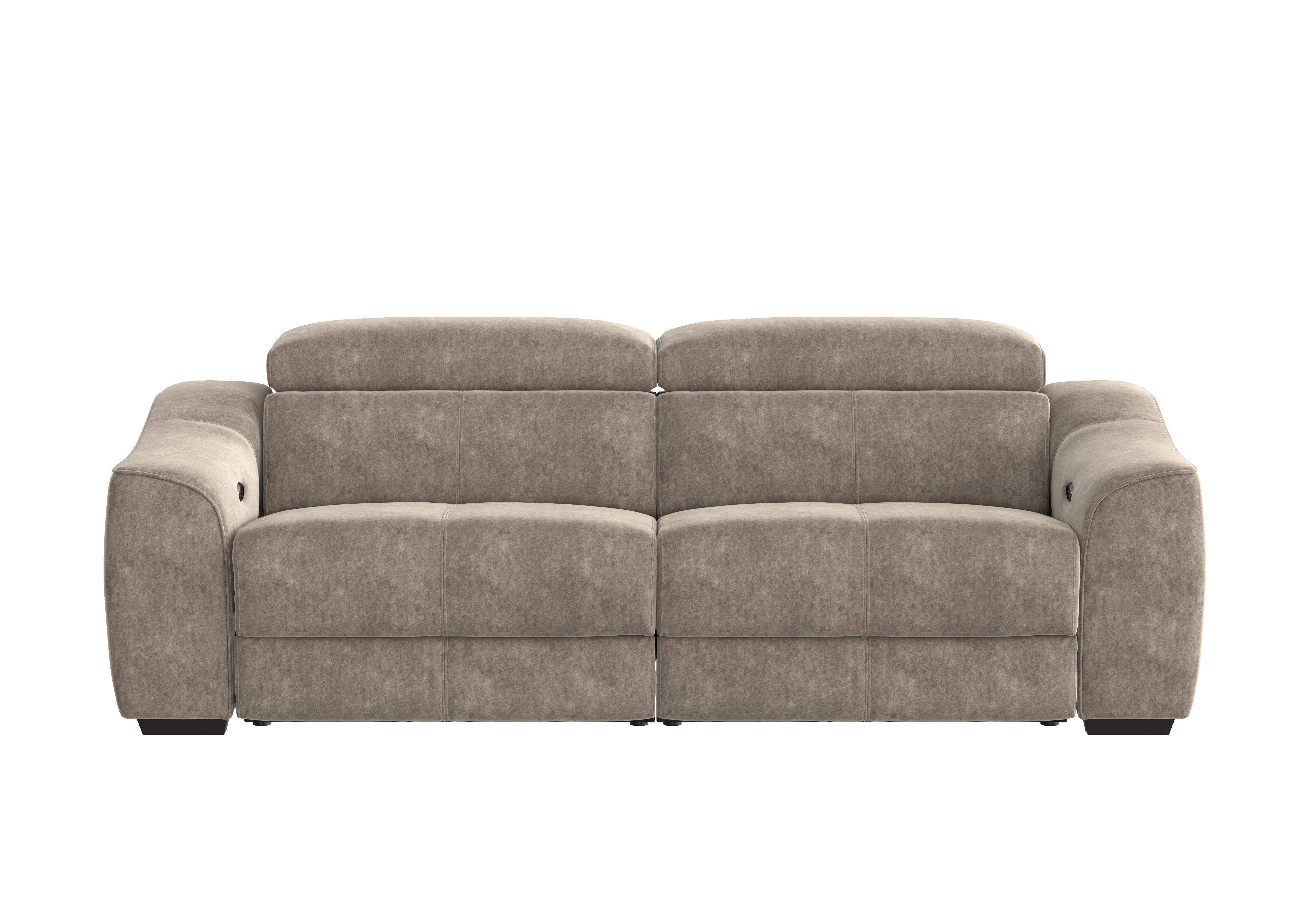 Elixir 3 Seater Fabric Sofa in Bfa-Bnn-R29 Fv1 Mink on Furniture Village