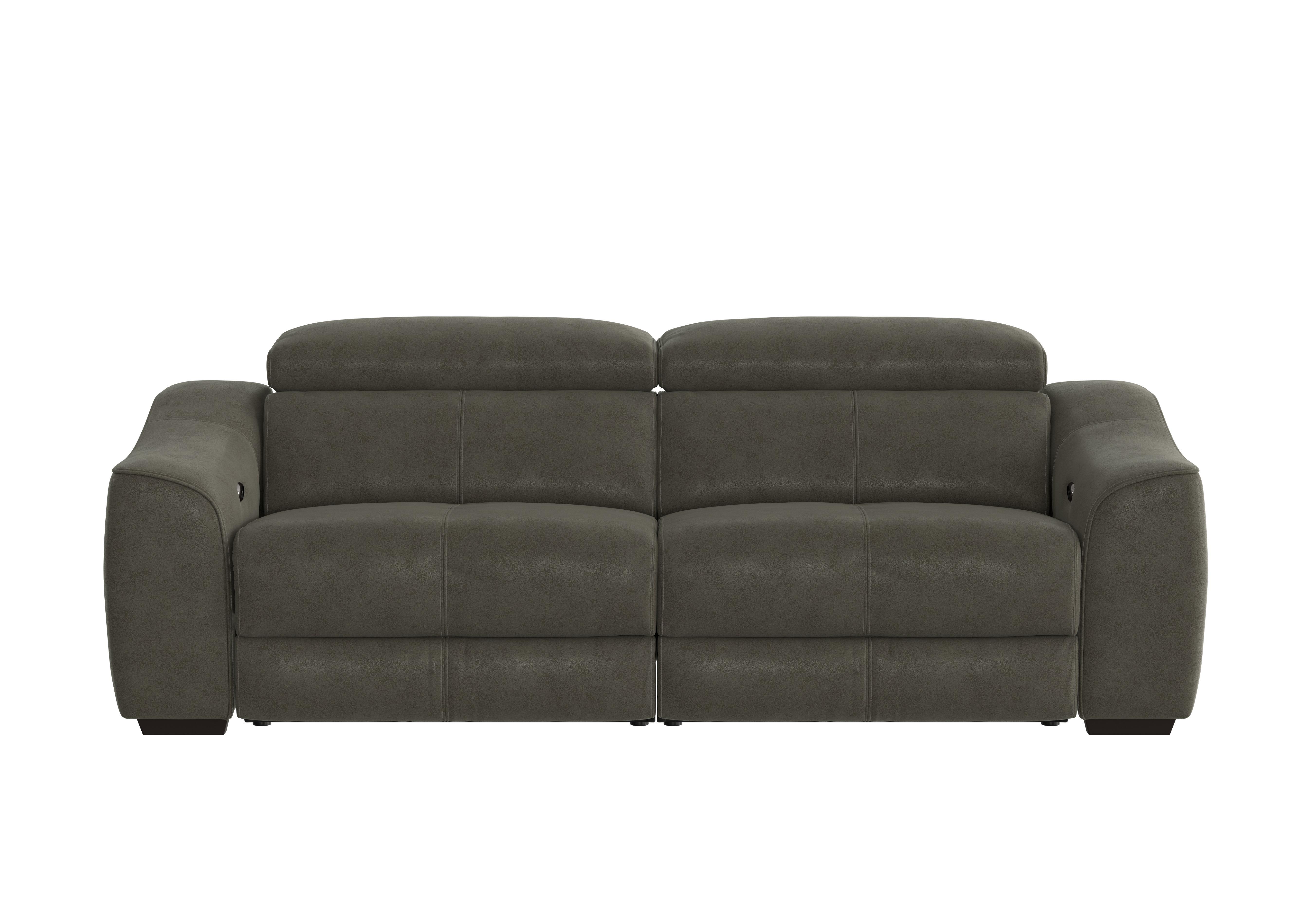 Elixir 3 Seater Fabric Sofa in Bfa-Raf-R16 Charcoal on Furniture Village
