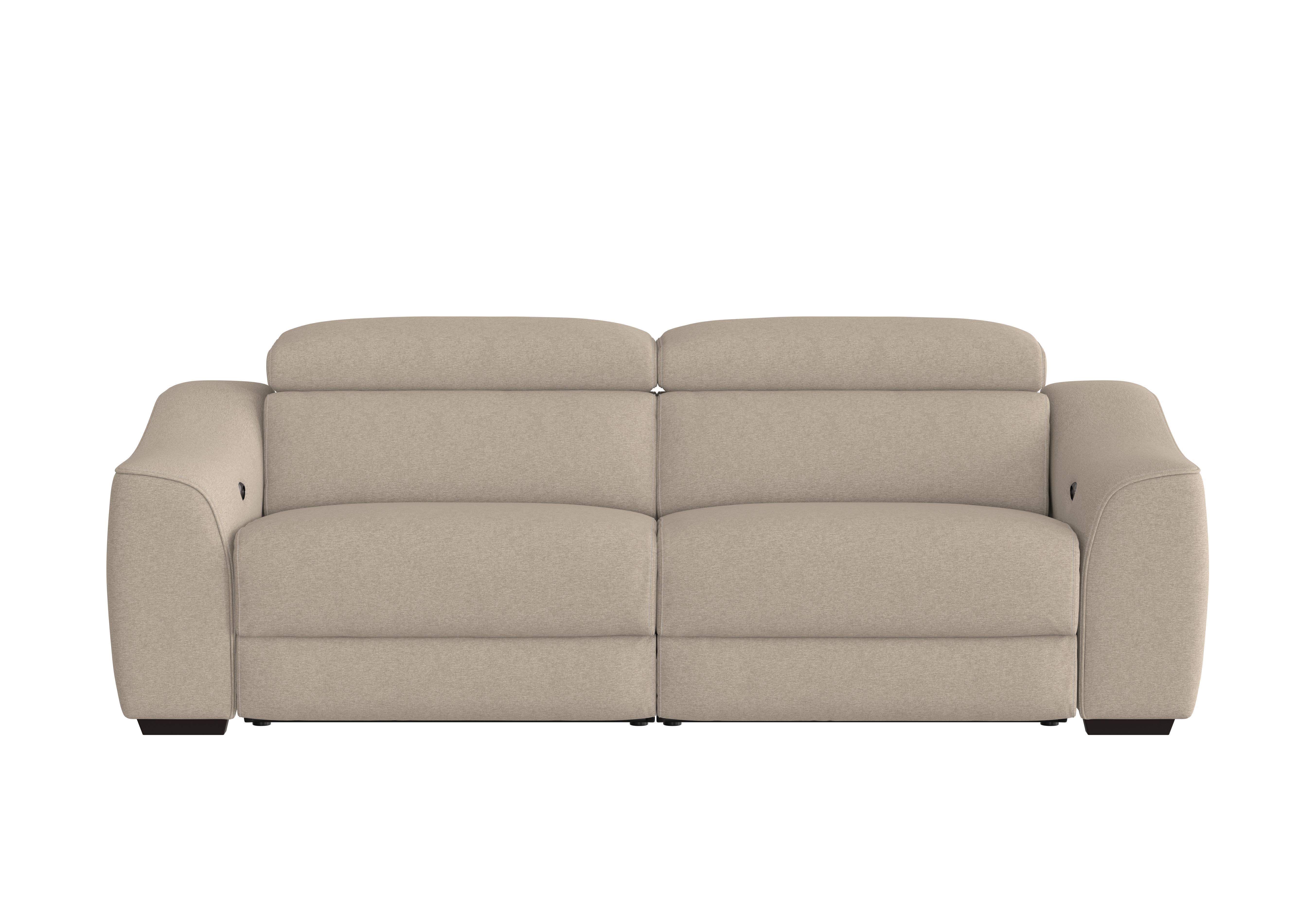 Elixir 3 Seater Fabric Sofa in Fab-Ska-R28 Beige on Furniture Village