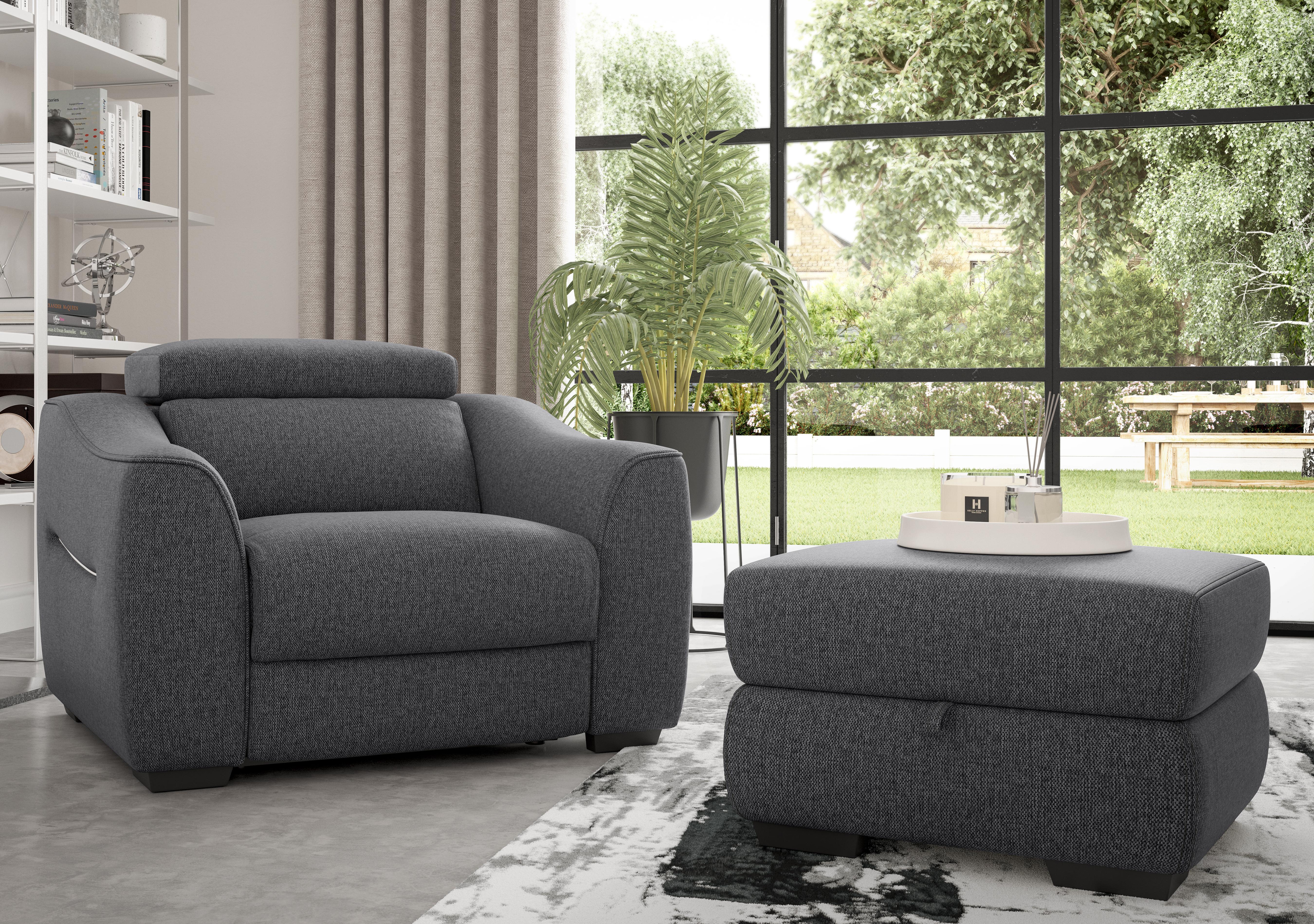 Elixir Fabric Armchair in  on Furniture Village