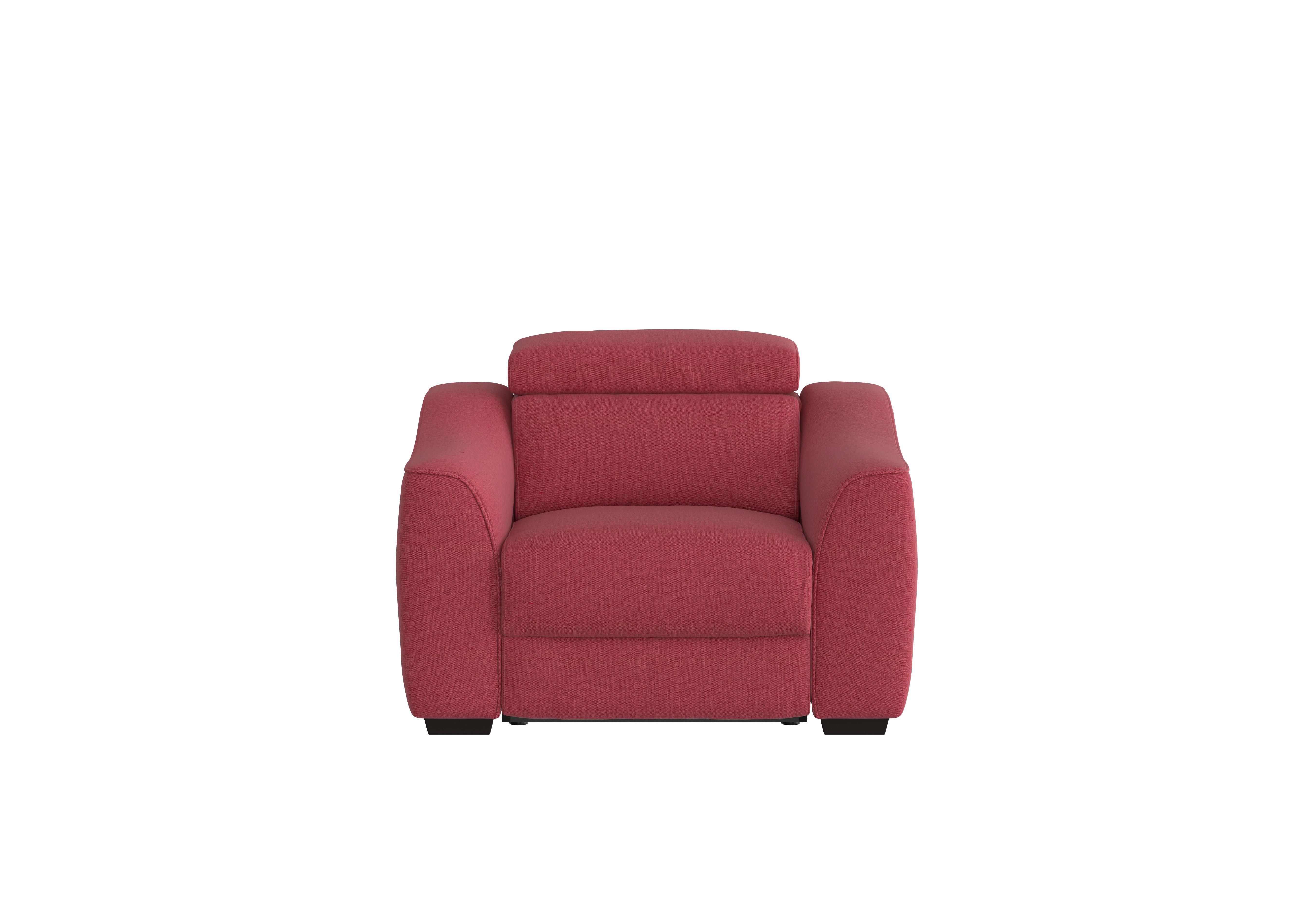 Elixir Fabric Armchair in Fab-Blt-R29 Red on Furniture Village