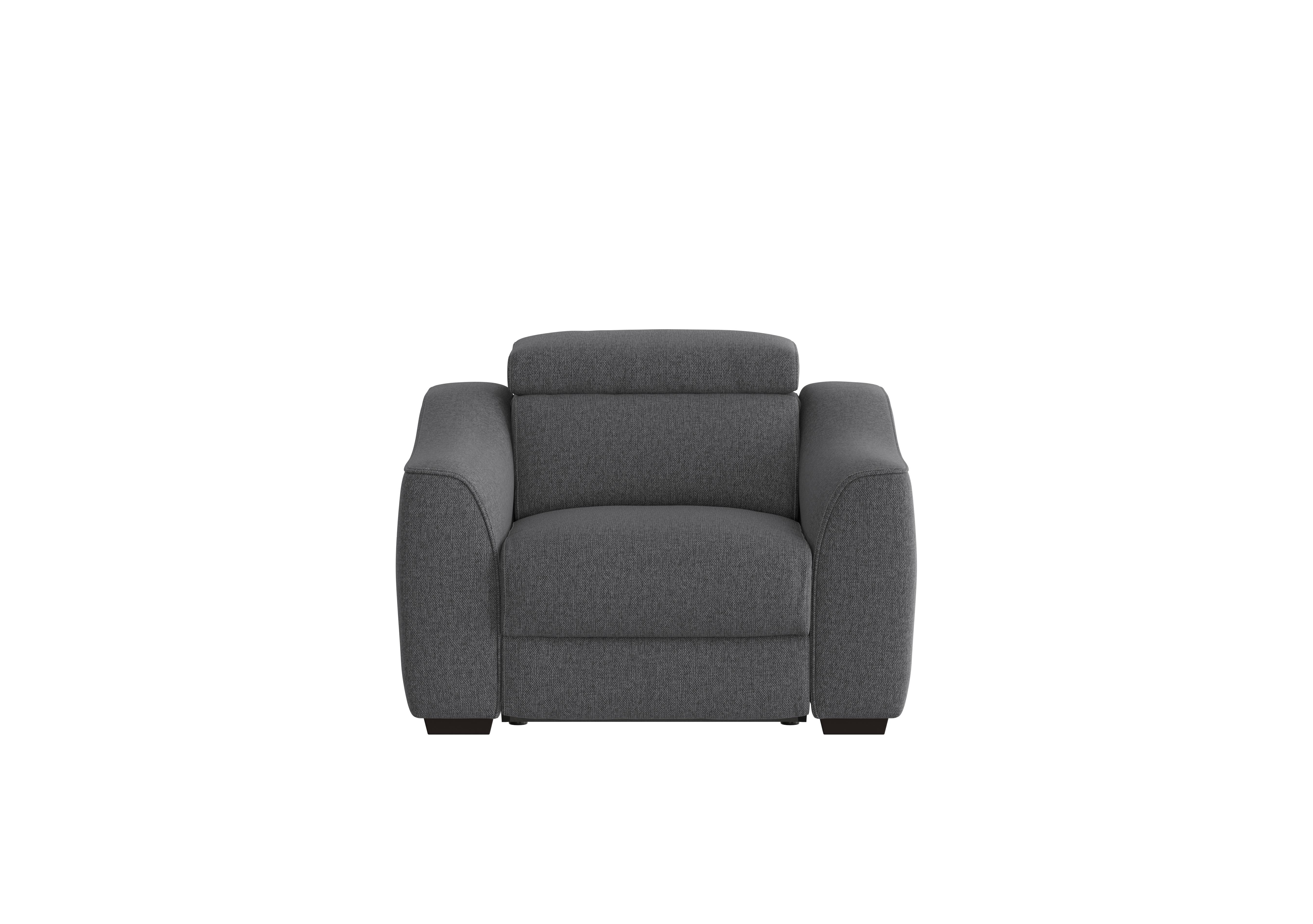 Elixir Fabric Armchair in Fab-Blt-R39 Charcoal on Furniture Village