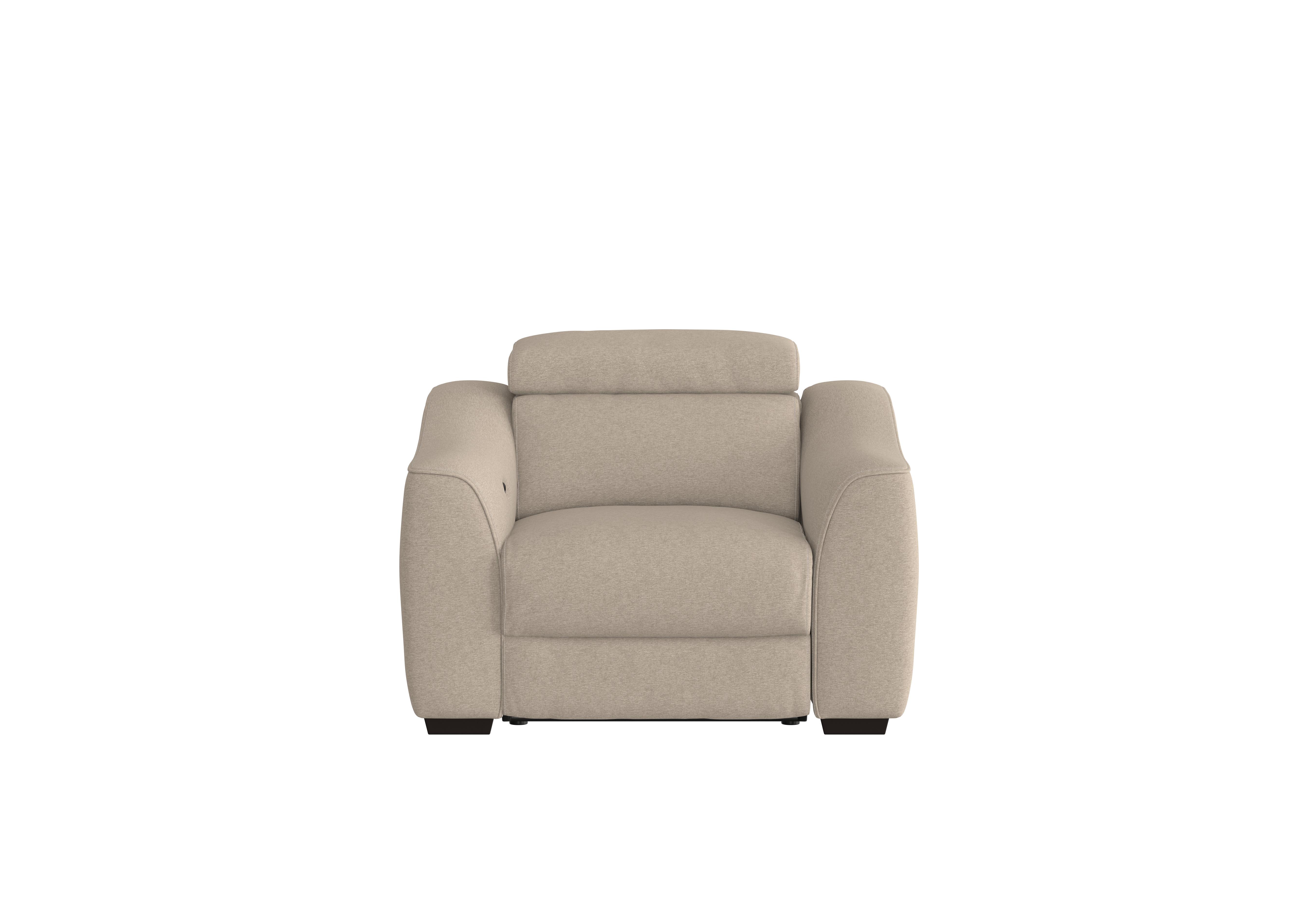 Elixir Fabric Armchair in Fab-Ska-R28 Beige on Furniture Village