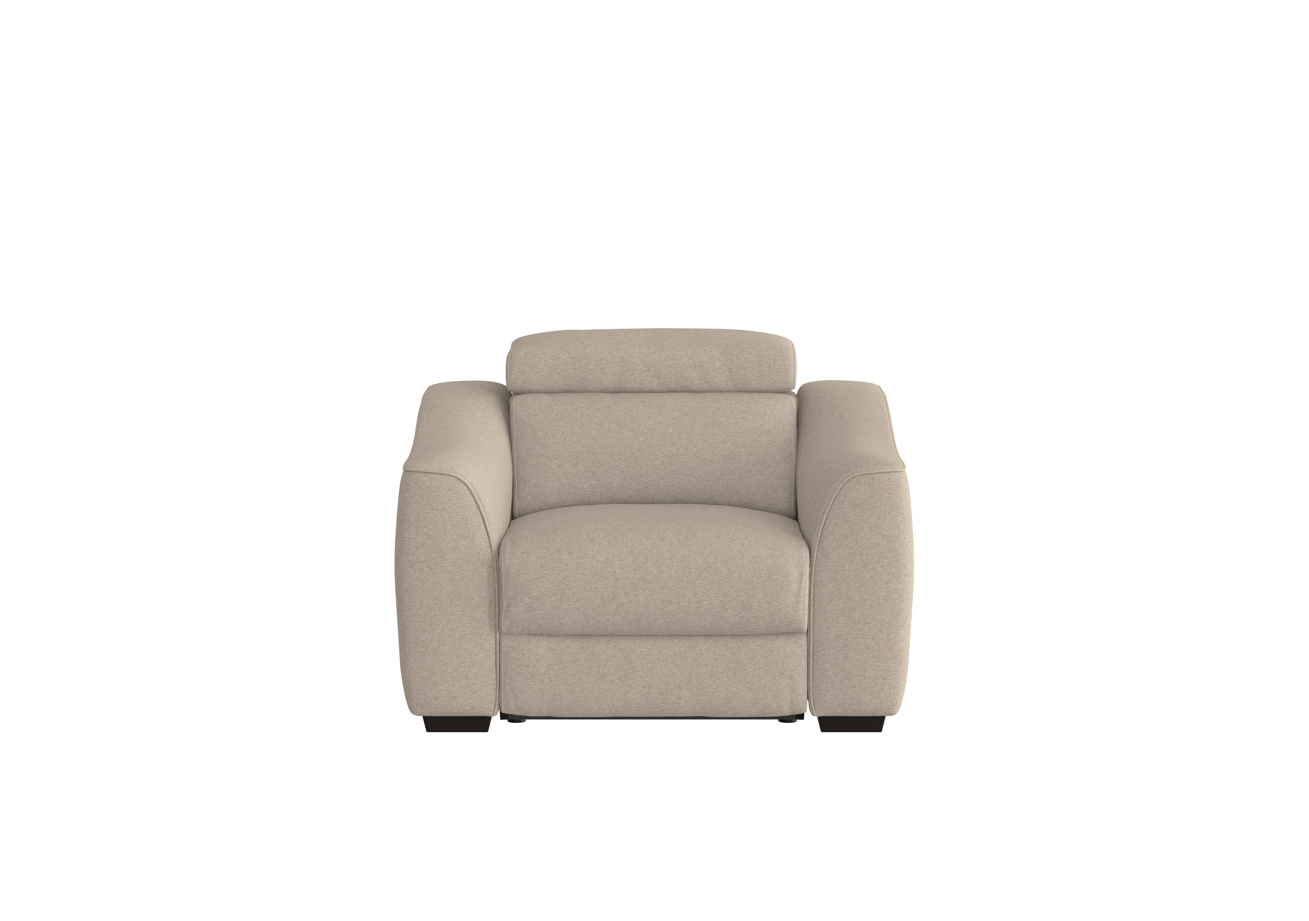Elixir Fabric Armchair in Fab-Ska-R28 Beige on Furniture Village