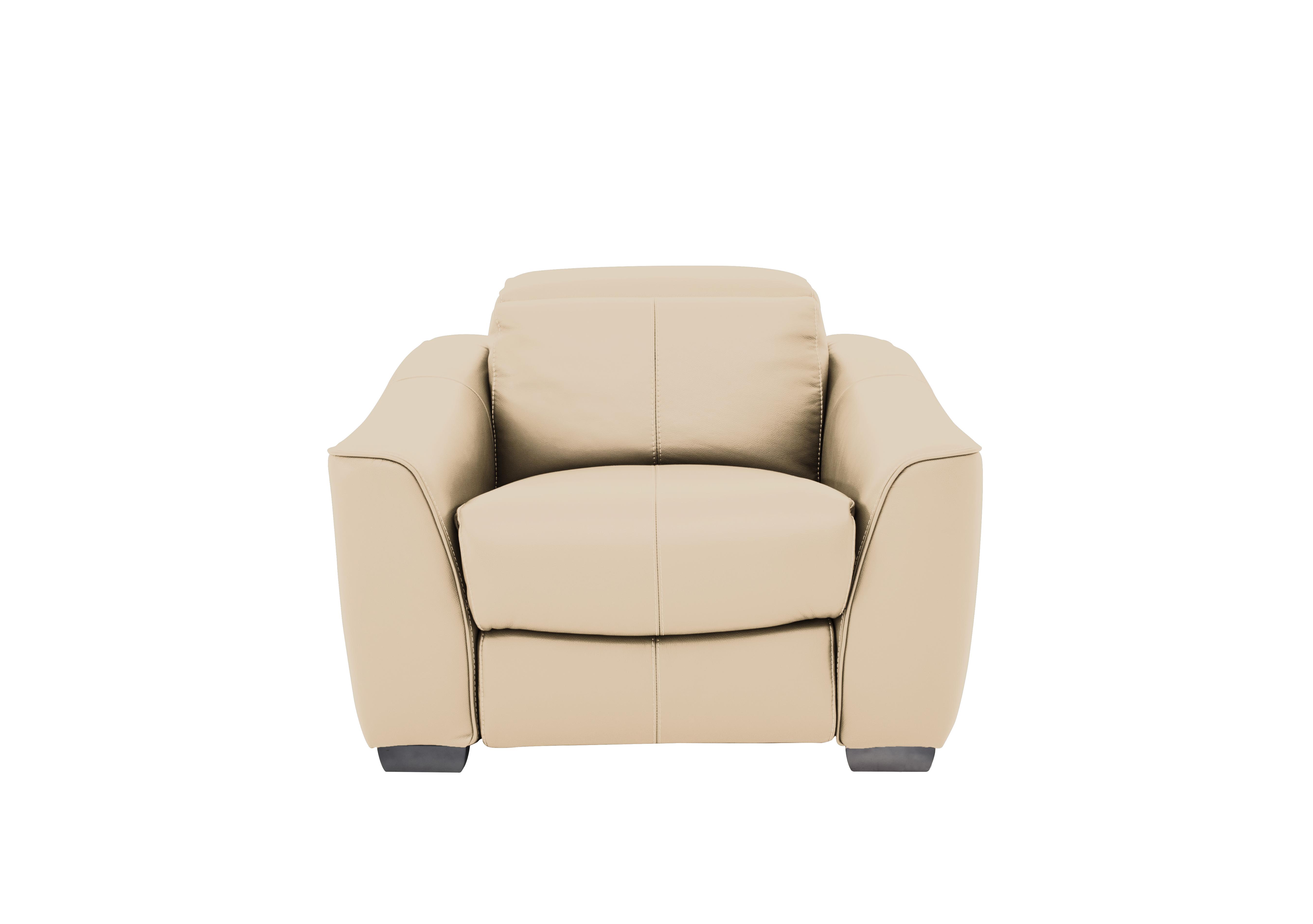 Elixir Leather Armchair in Bv-862c Bisque on Furniture Village