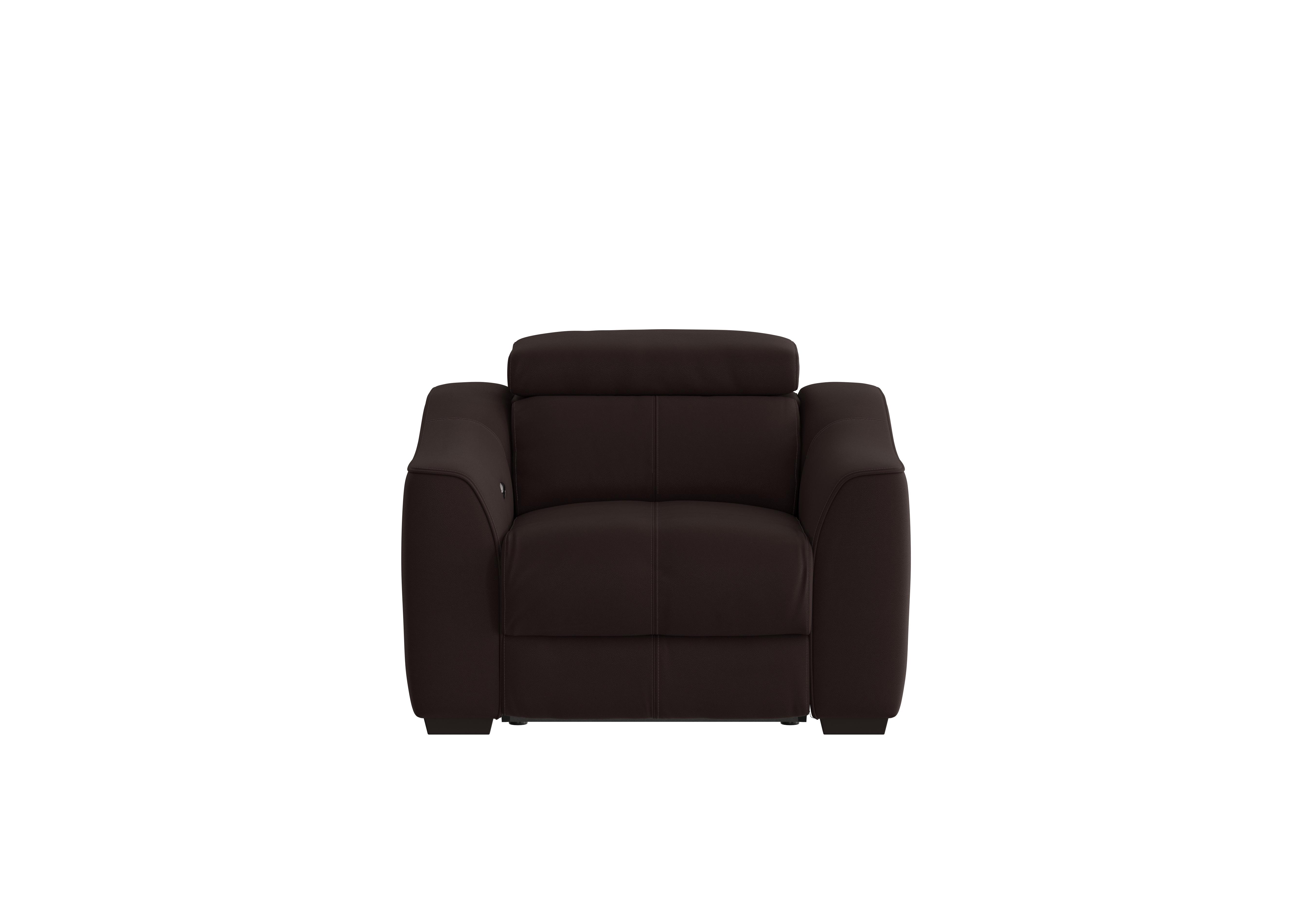 Elixir Leather Armchair in Hw-886c Espresso on Furniture Village