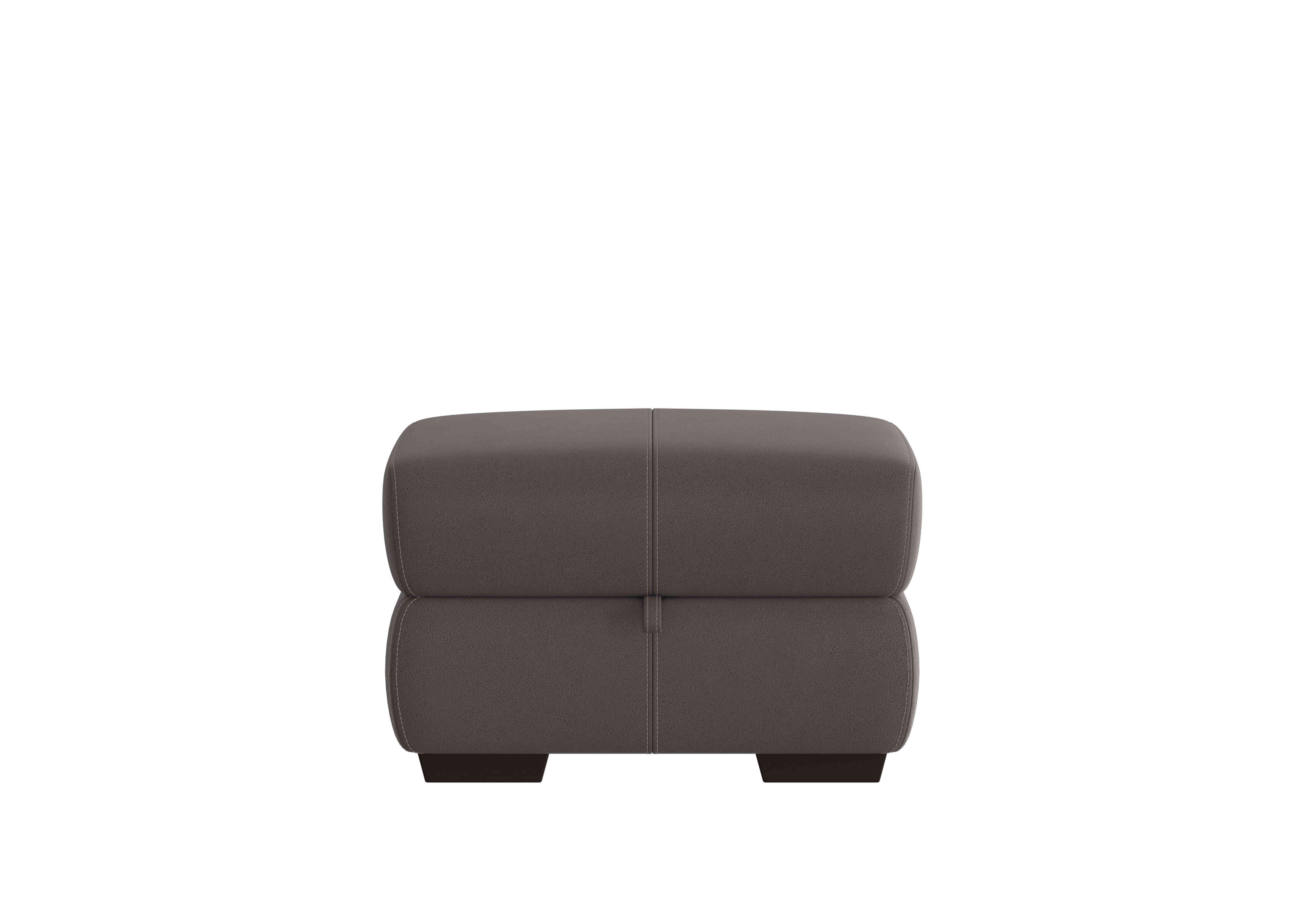 Elixir Fabric Storage Footstool in Bfa-Blj-R16 Grey on Furniture Village