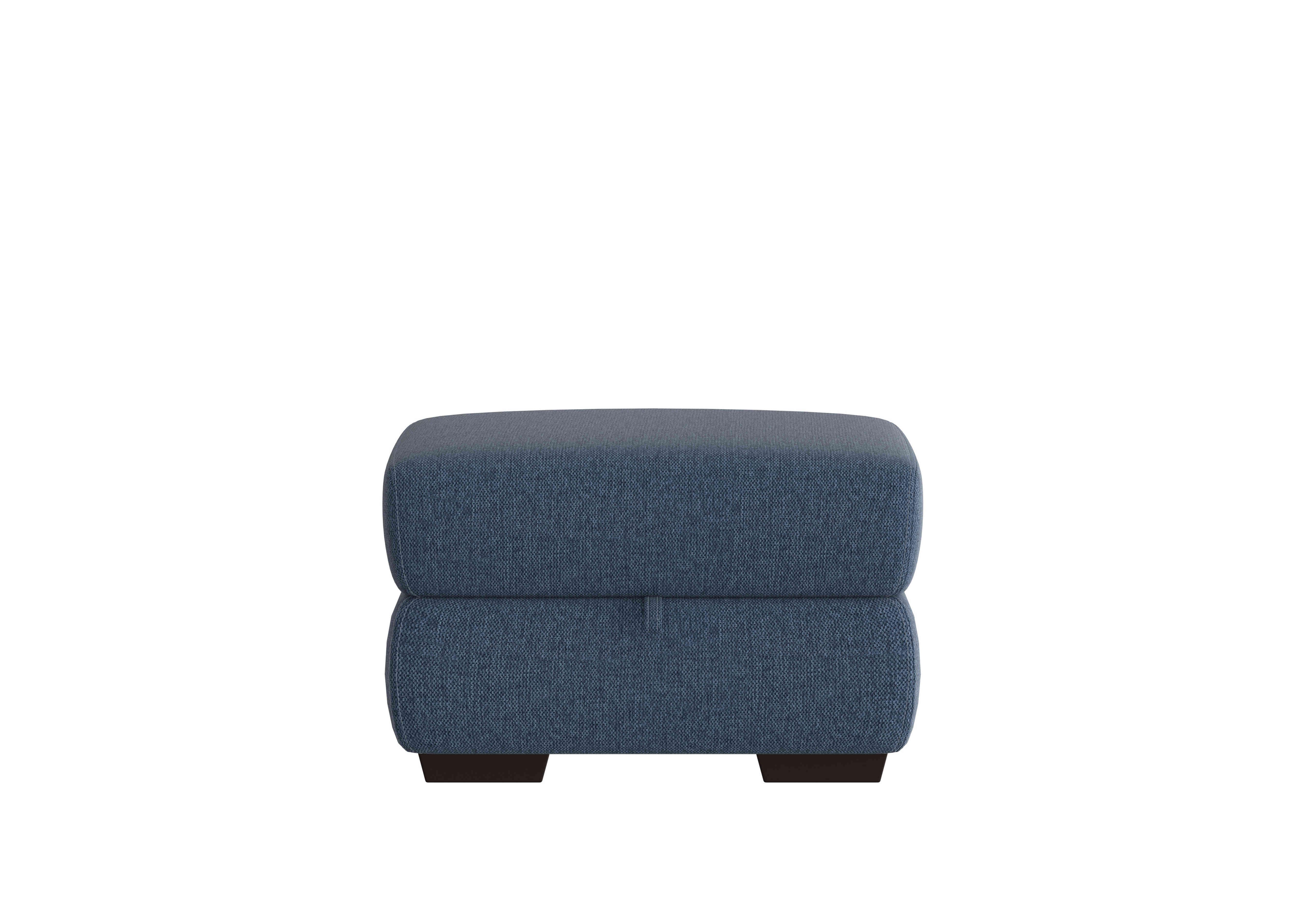 Elixir Fabric Storage Footstool in Fab-Blt-R38 Blue on Furniture Village