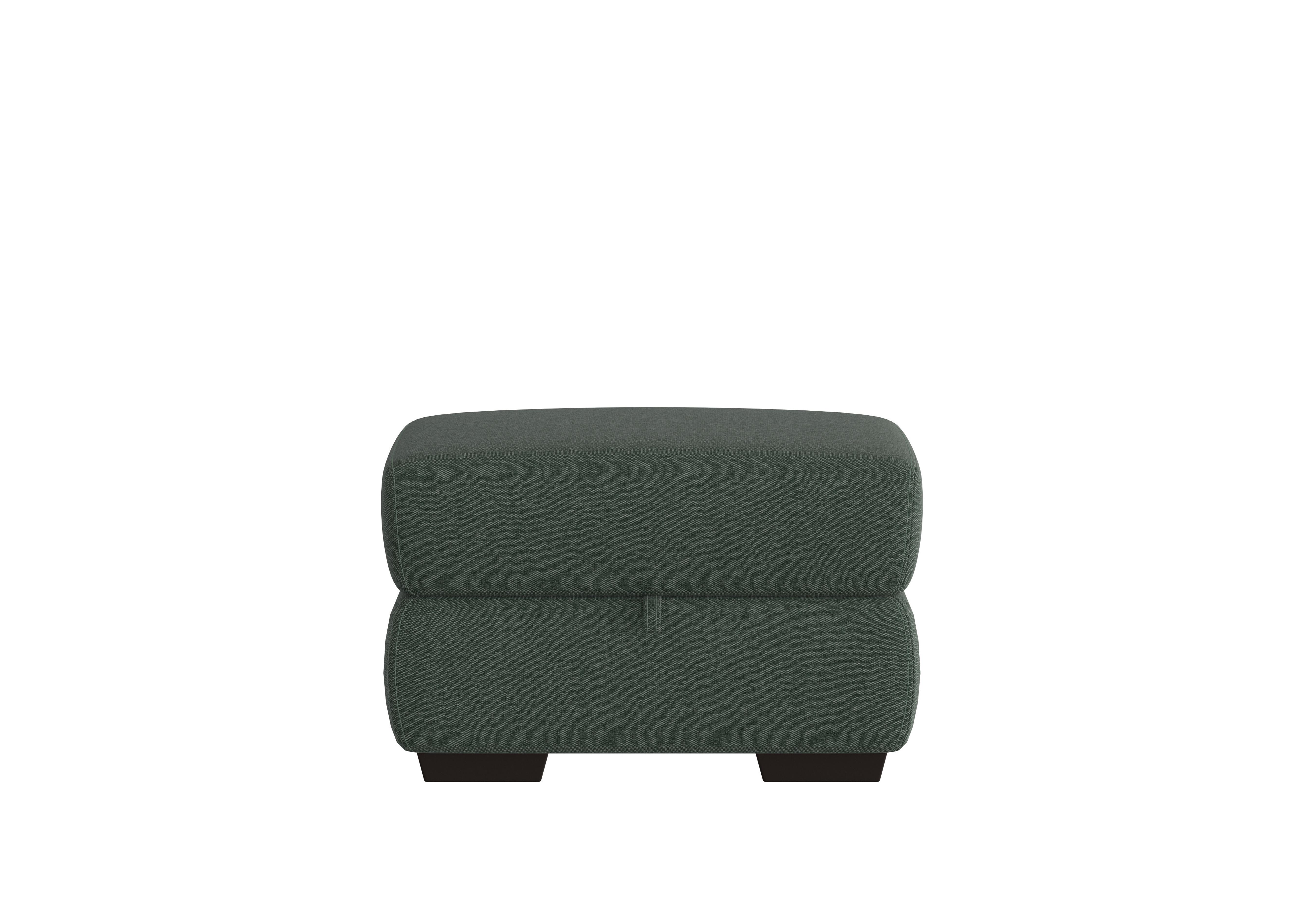 Elixir Fabric Storage Footstool in Fab-Ska-R48 Moss Green on Furniture Village