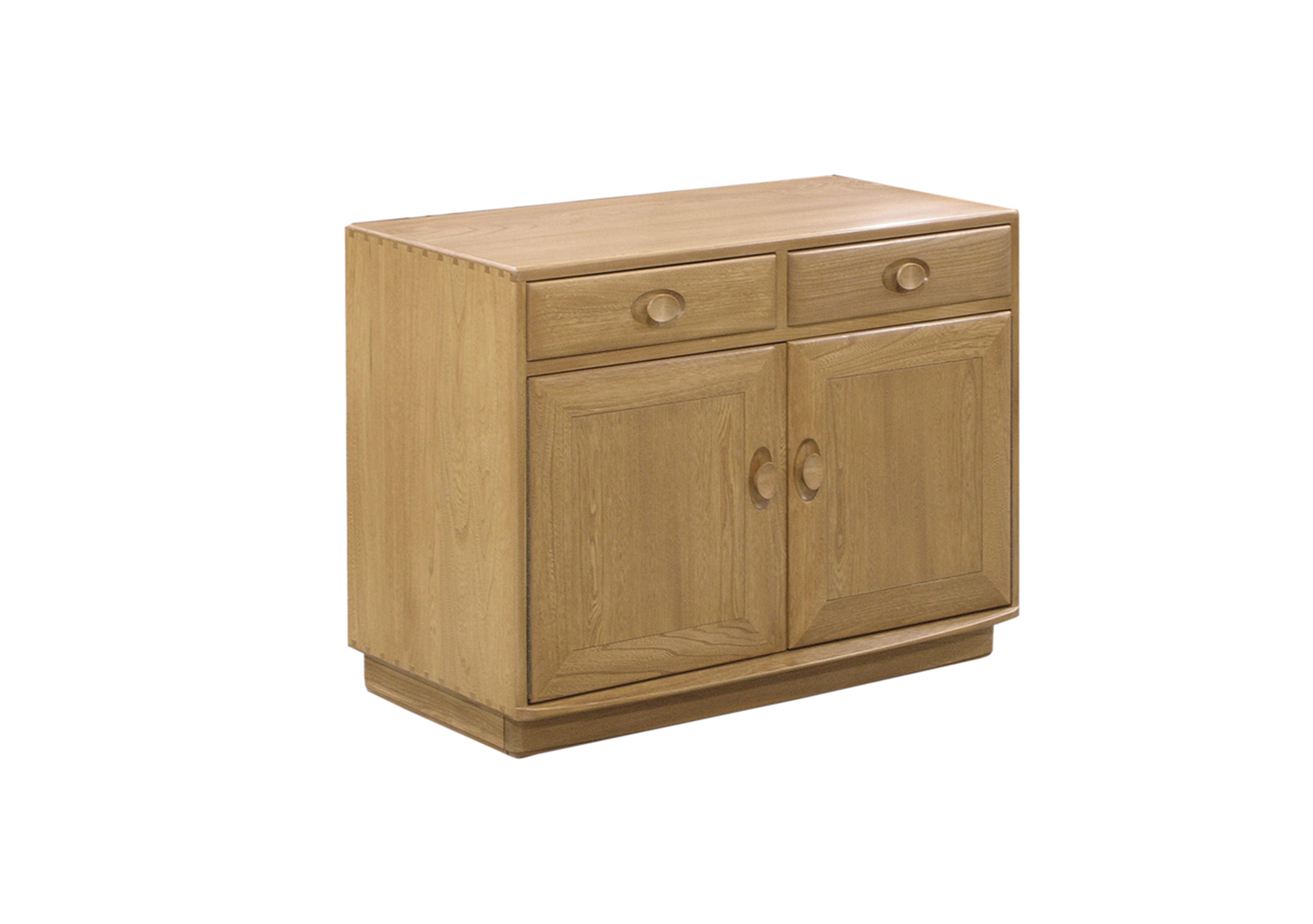 Windsor Wide Cabinet with Drawers in Straw Finish (St) on Furniture Village