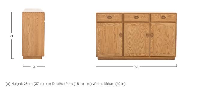 Windsor 3 Door High Sideboard in  on Furniture Village