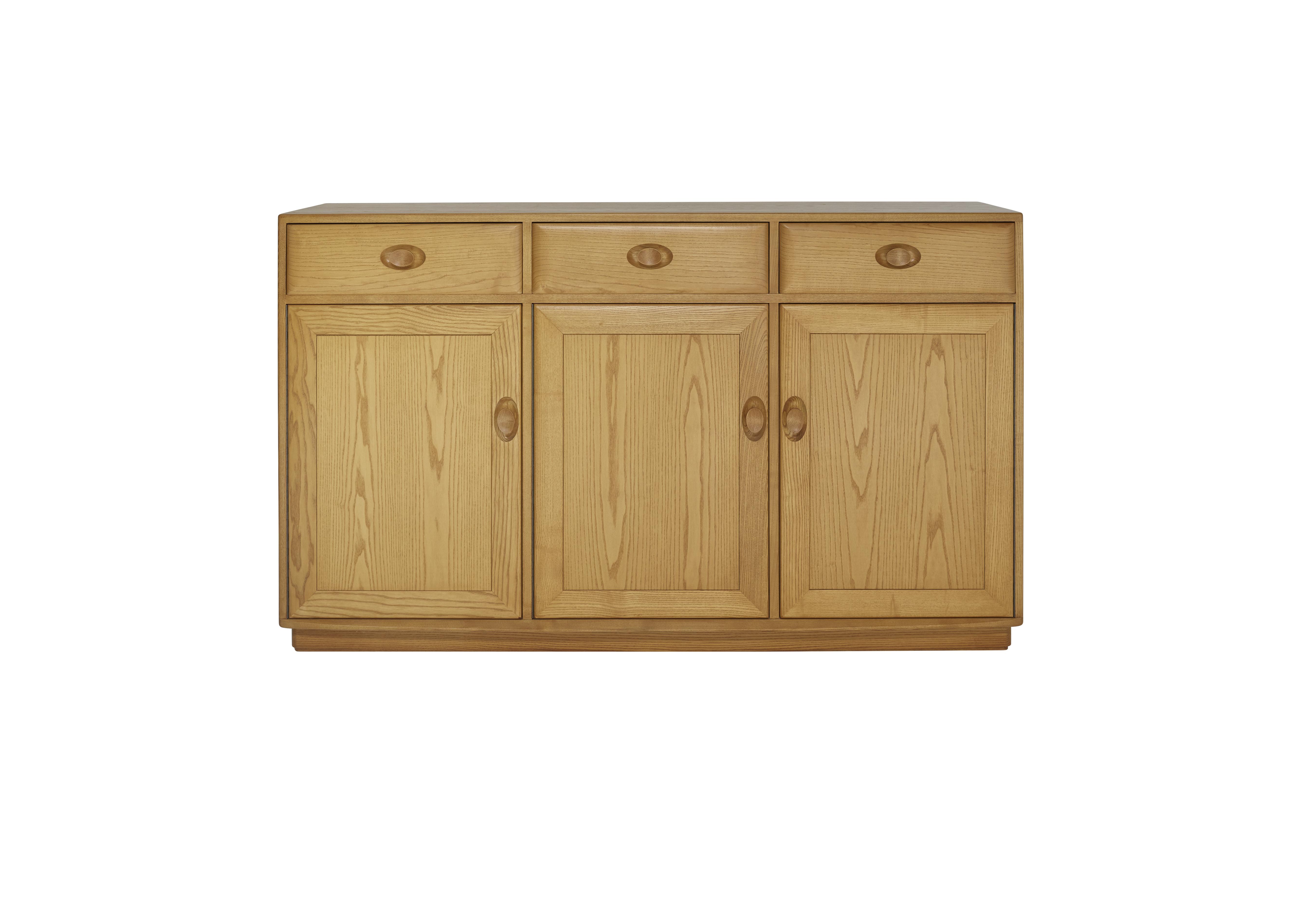 Windsor 3 Door High Sideboard in Light Finish (Lt) on Furniture Village