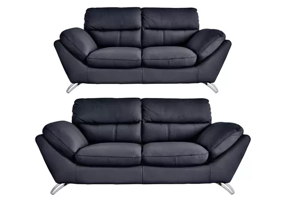 Salvador 3 2 Seater Leather Sofas Furniture Village