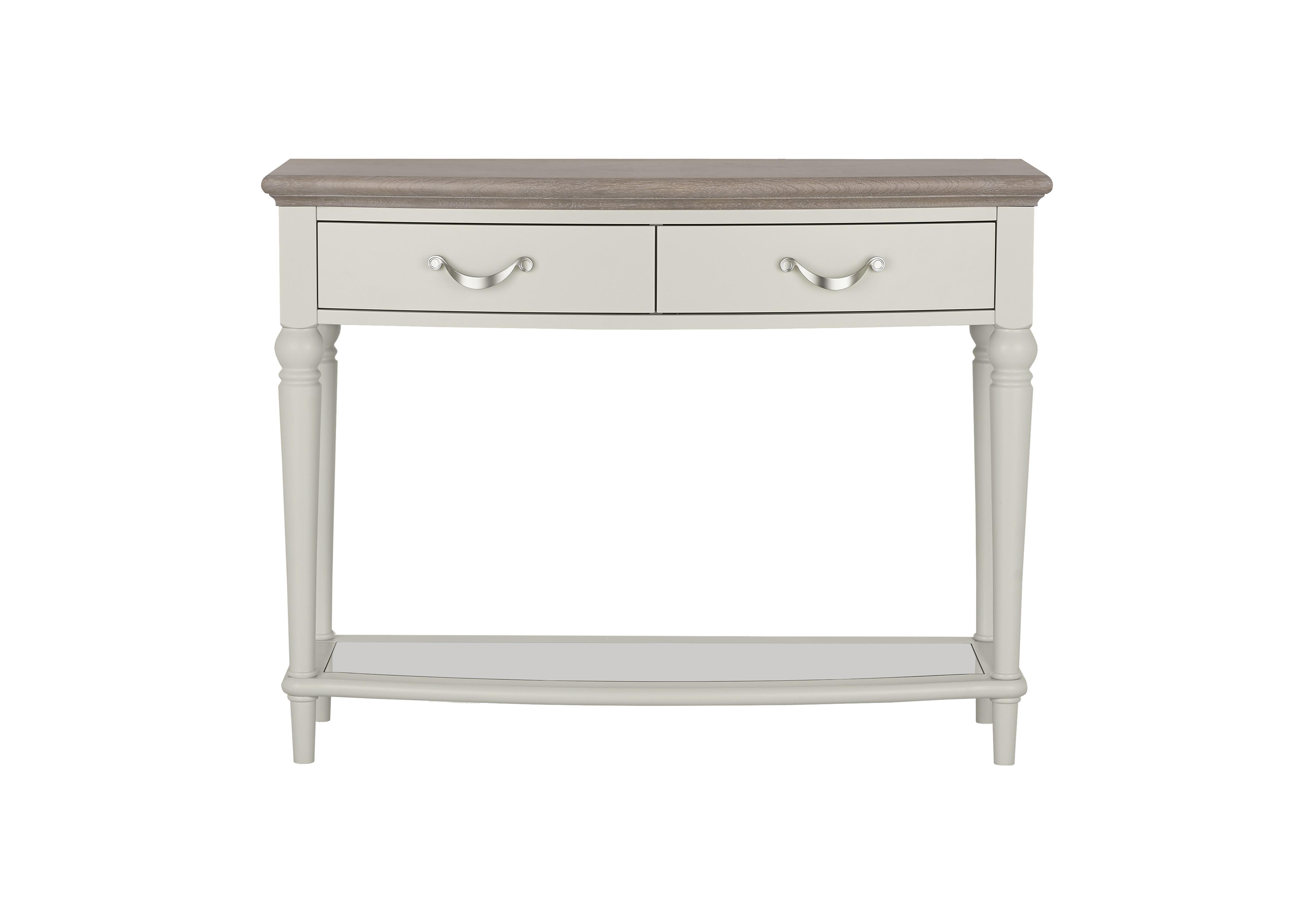 Annecy Console Table in Soft Grey Paint on Furniture Village