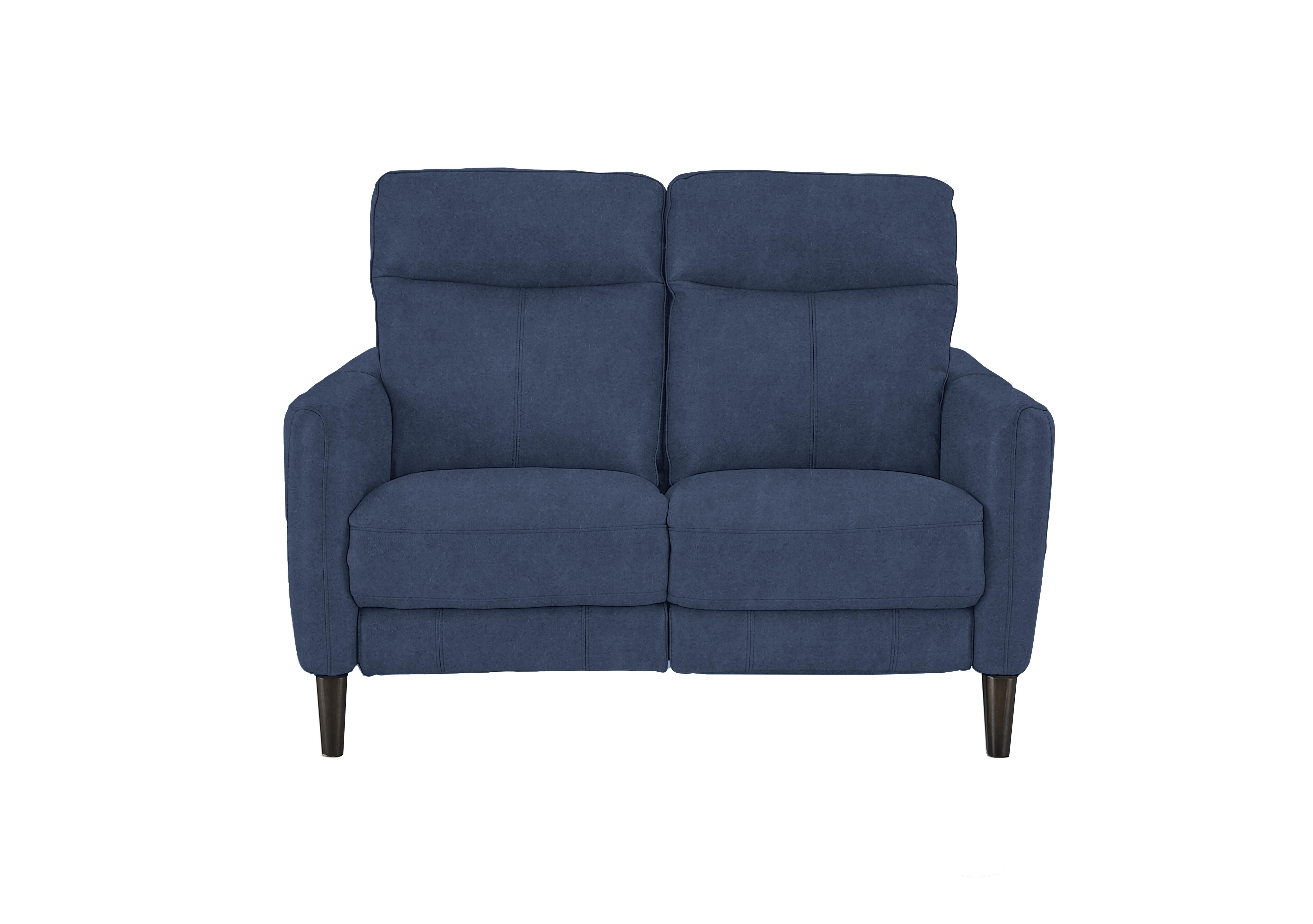 Compact Collection Petit 2 Seater Fabric Sofa in Bfa-Blj-R10 Blue on Furniture Village
