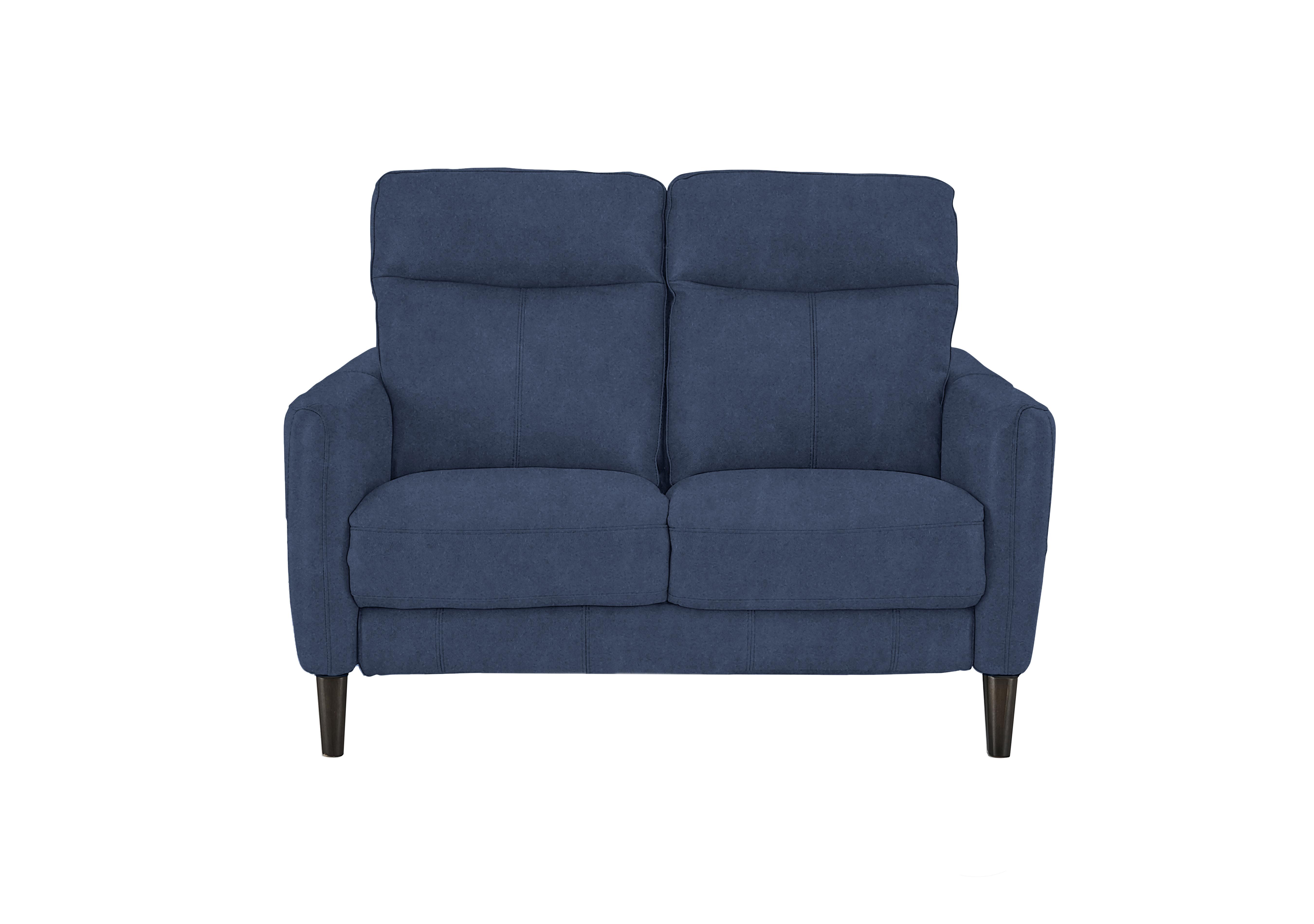Compact Collection Petit 2 Seater Fabric Sofa in Bfa-Blj-R10 Blue on Furniture Village