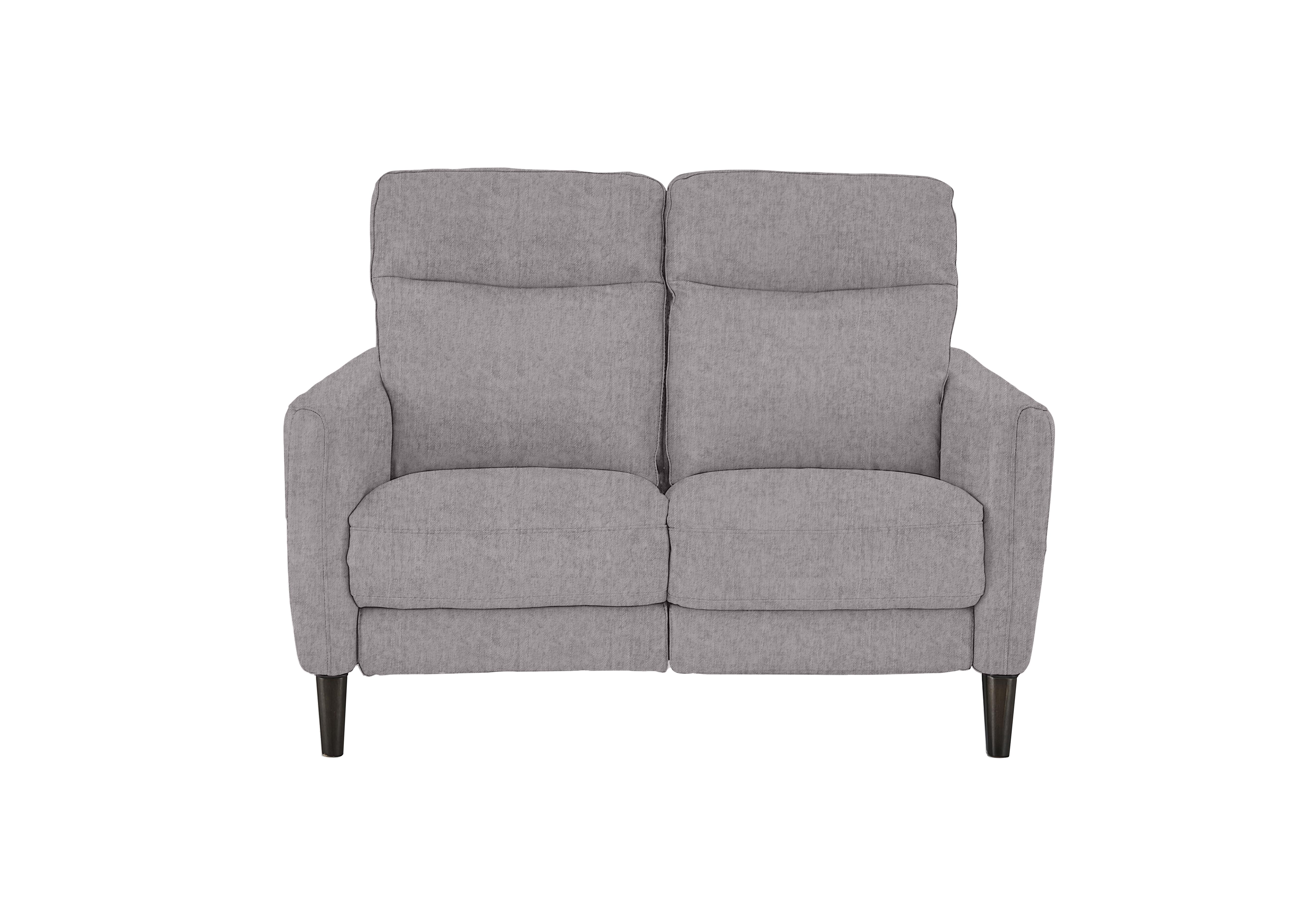 Compact Collection Petit 2 Seater Fabric Sofa in Fab-Meo-R27 Pewter on Furniture Village