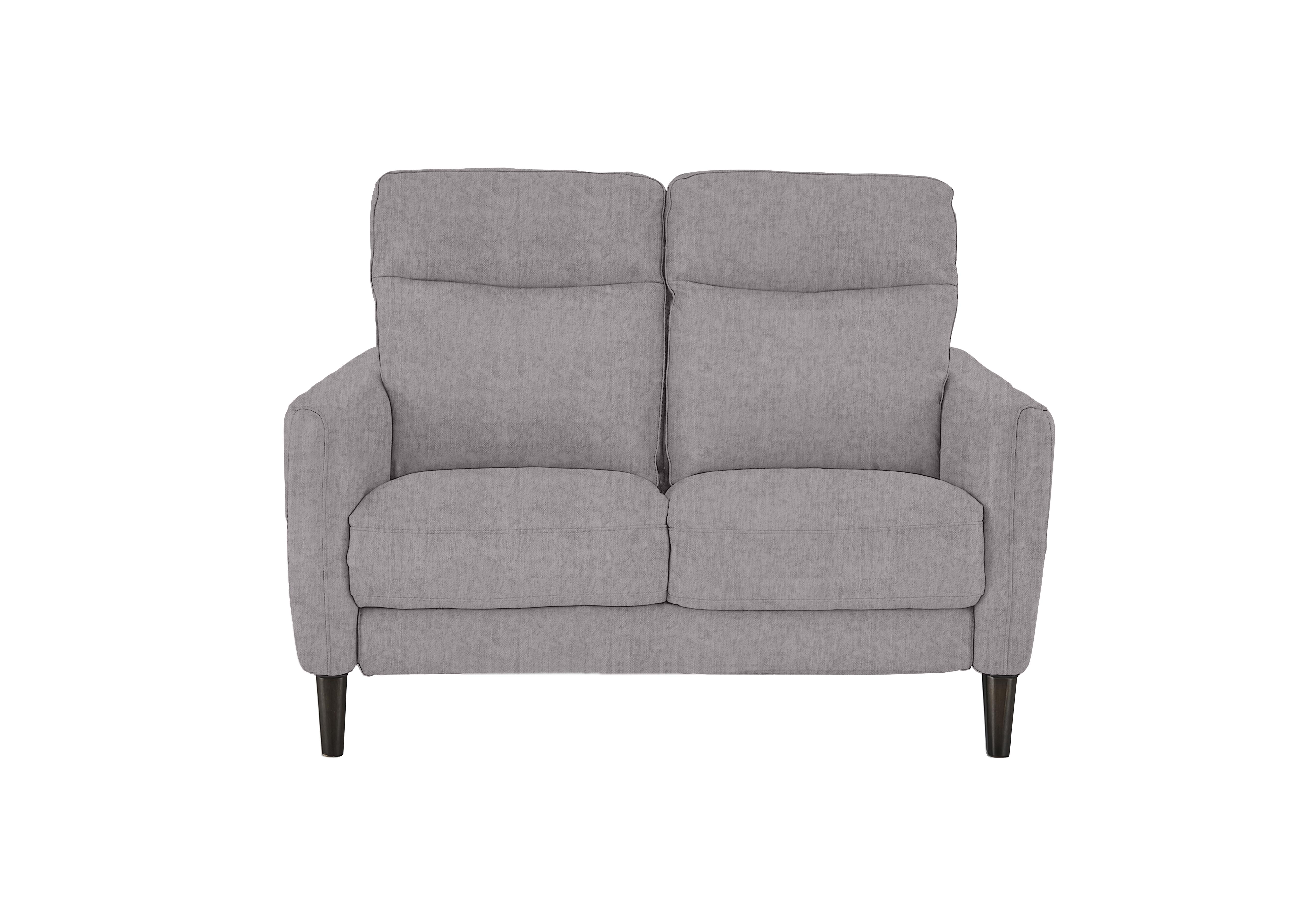 Compact Collection Petit 2 Seater Fabric Sofa in Fab-Meo-R27 Pewter on Furniture Village
