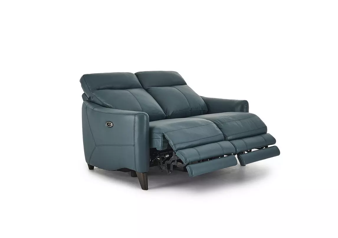 Compact Collection Petit 2 Seater Leather Power Recliner Sofa World of Leather Furniture Village
