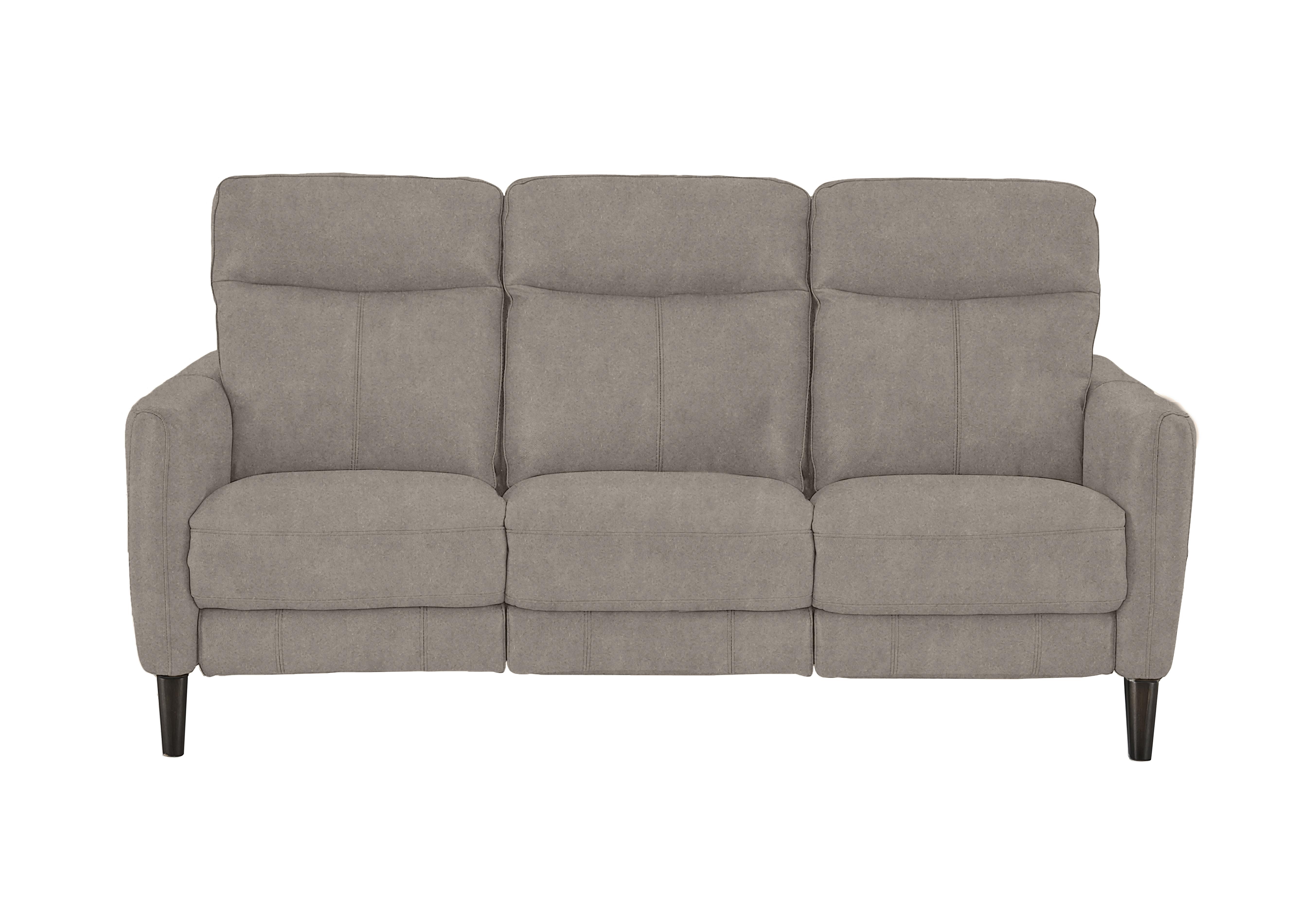Compact Collection Petit 3 Seater Fabric Sofa in Bfa-Blj-R946 Silver on Furniture Village