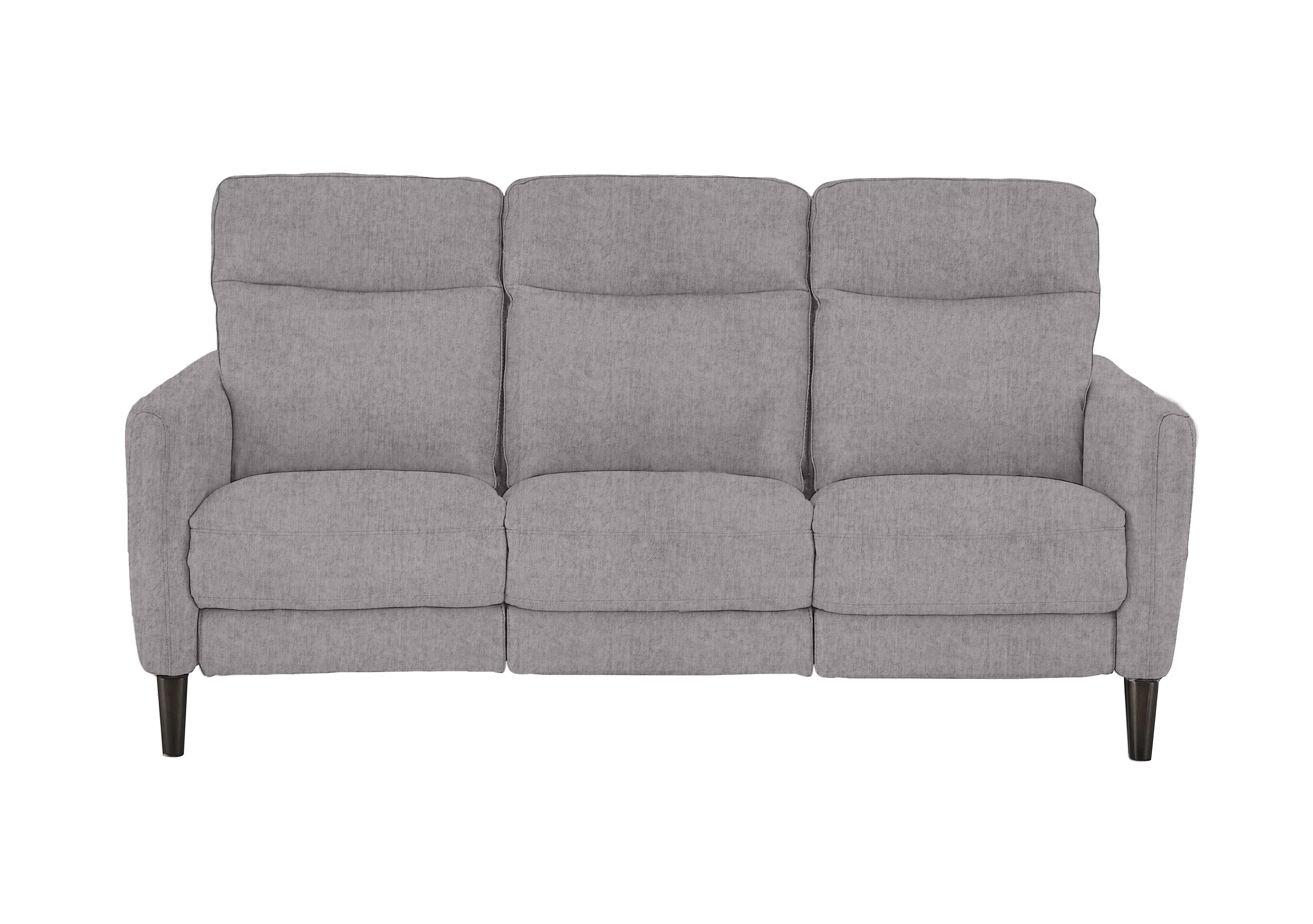 Compact Collection Petit 3 Seater Fabric Sofa in Fab-Meo-R27 Pewter on Furniture Village
