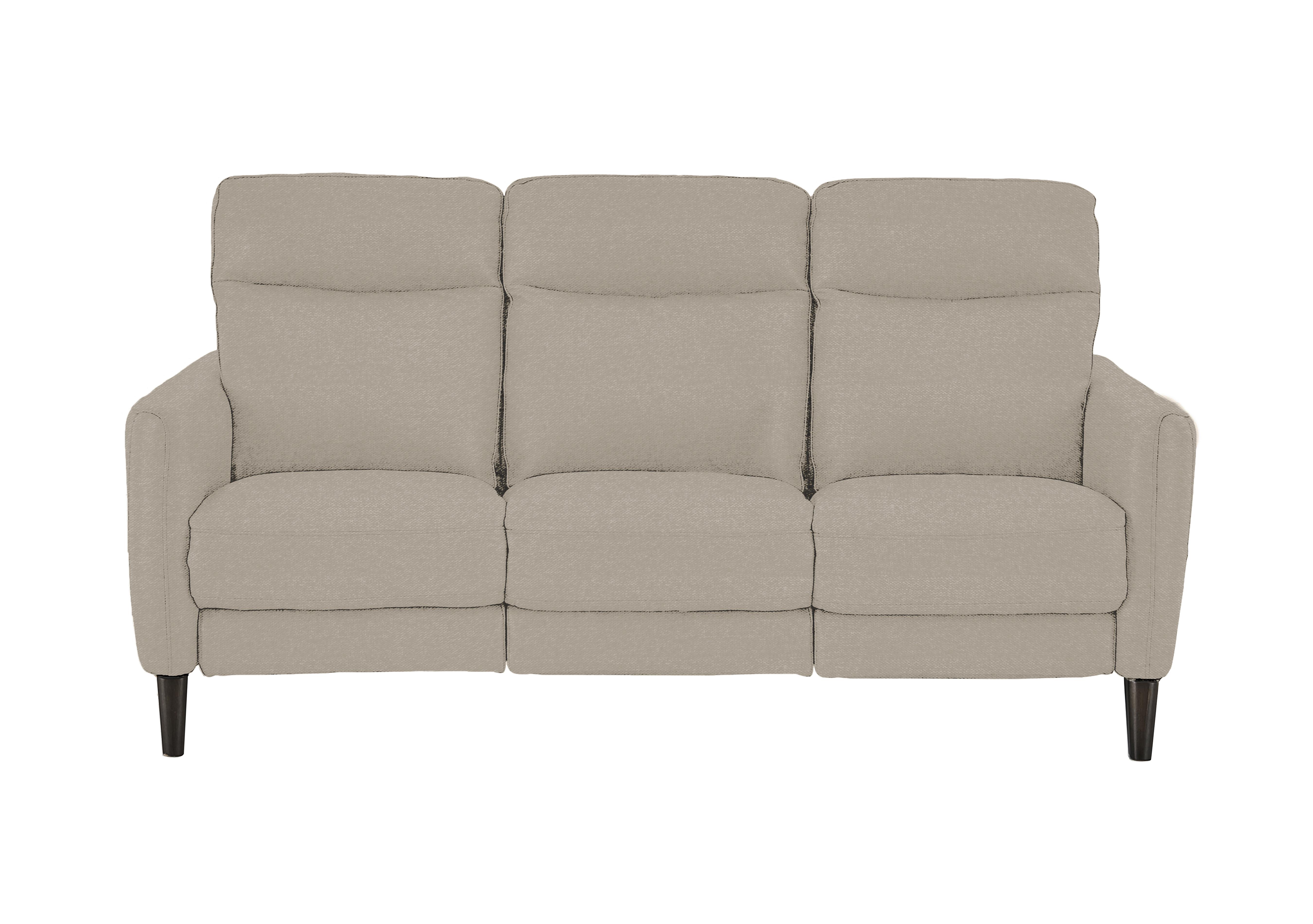 Compact Collection Petit 3 Seater Fabric Sofa in Fab-Ska-R28 Beige on Furniture Village