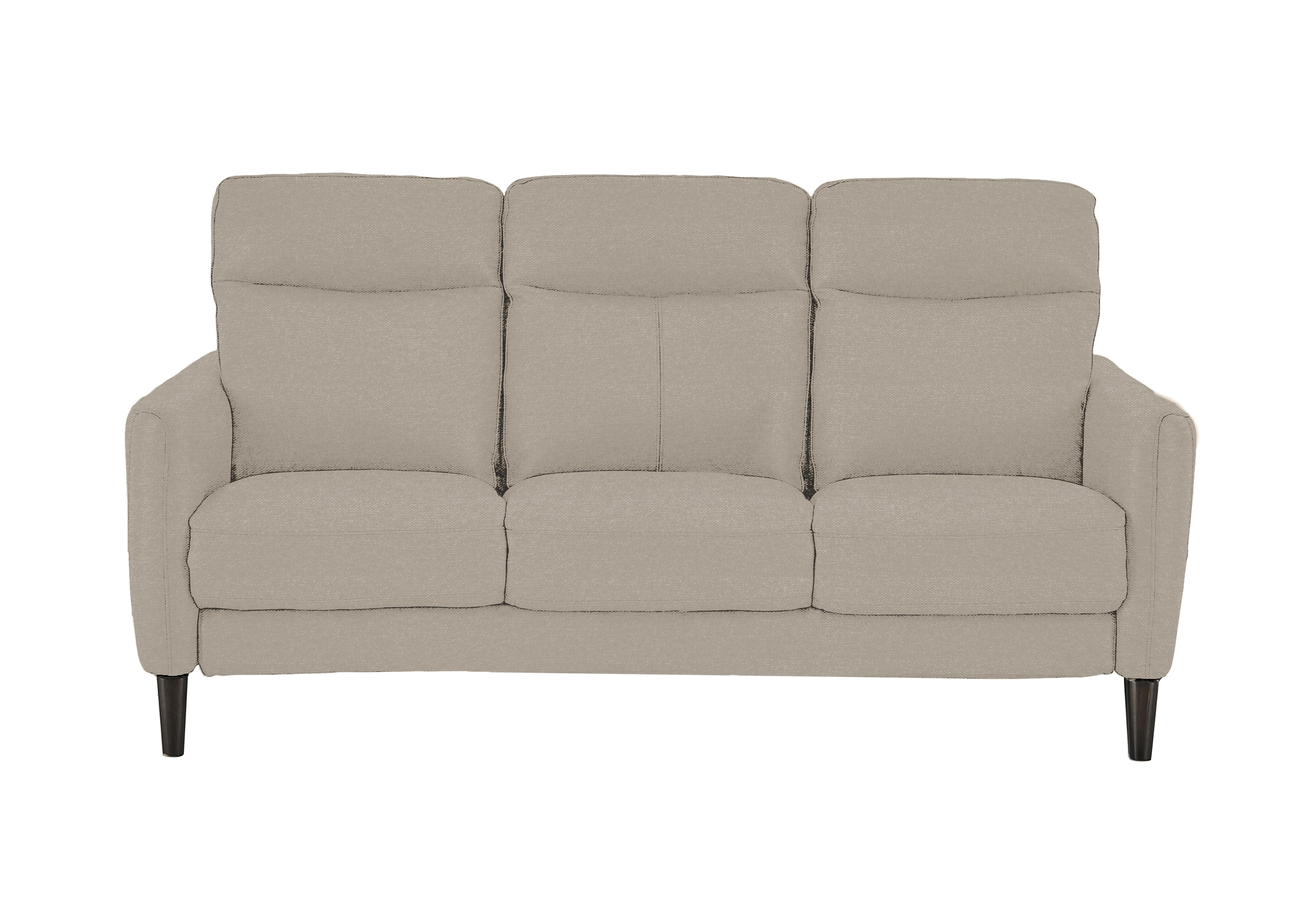 Compact Collection Petit 3 Seater Fabric Sofa in Fab-Ska-R28 Beige on Furniture Village