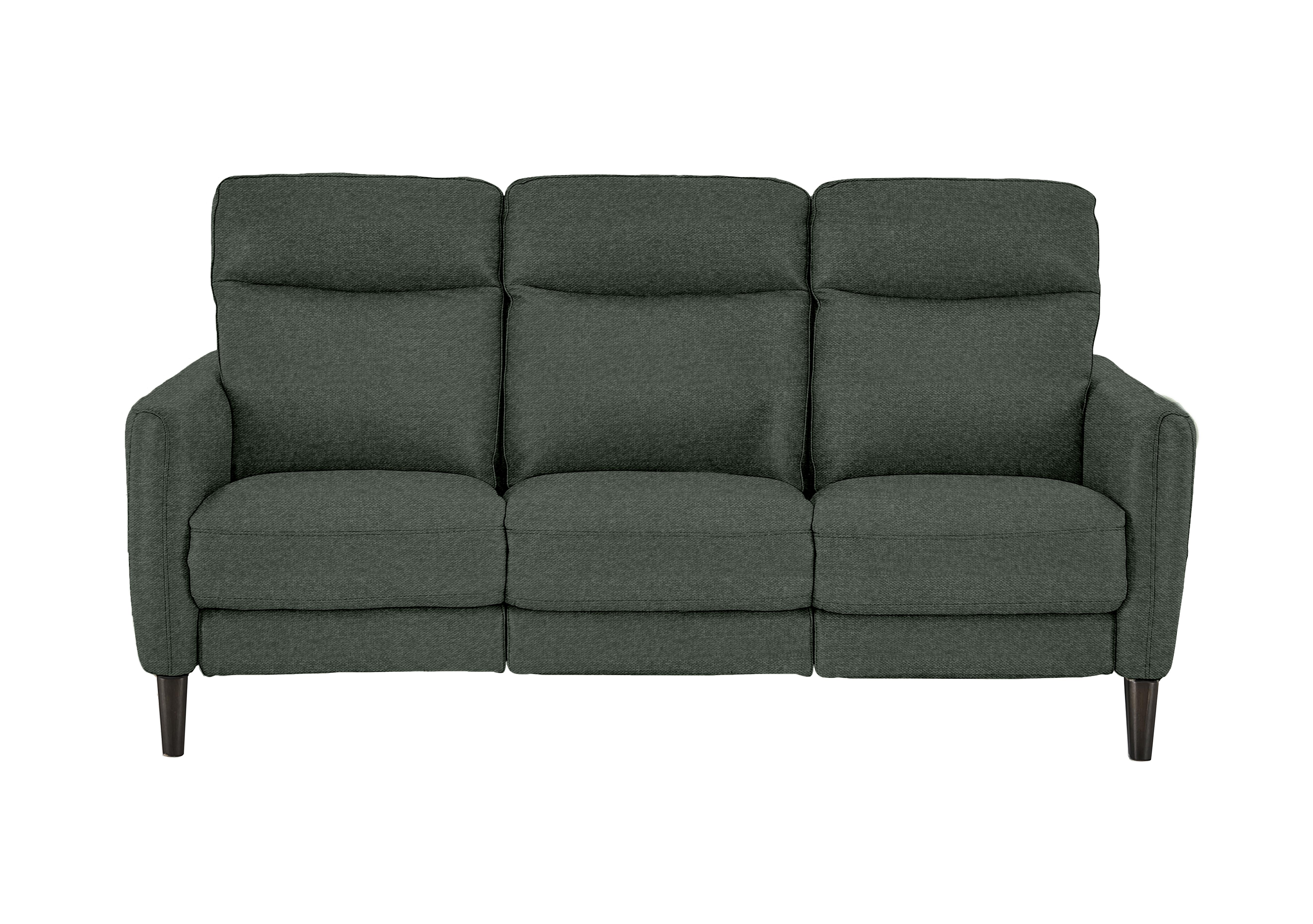 Compact Collection Petit 3 Seater Fabric Sofa in Fab-Ska-R48 Moss Green on Furniture Village