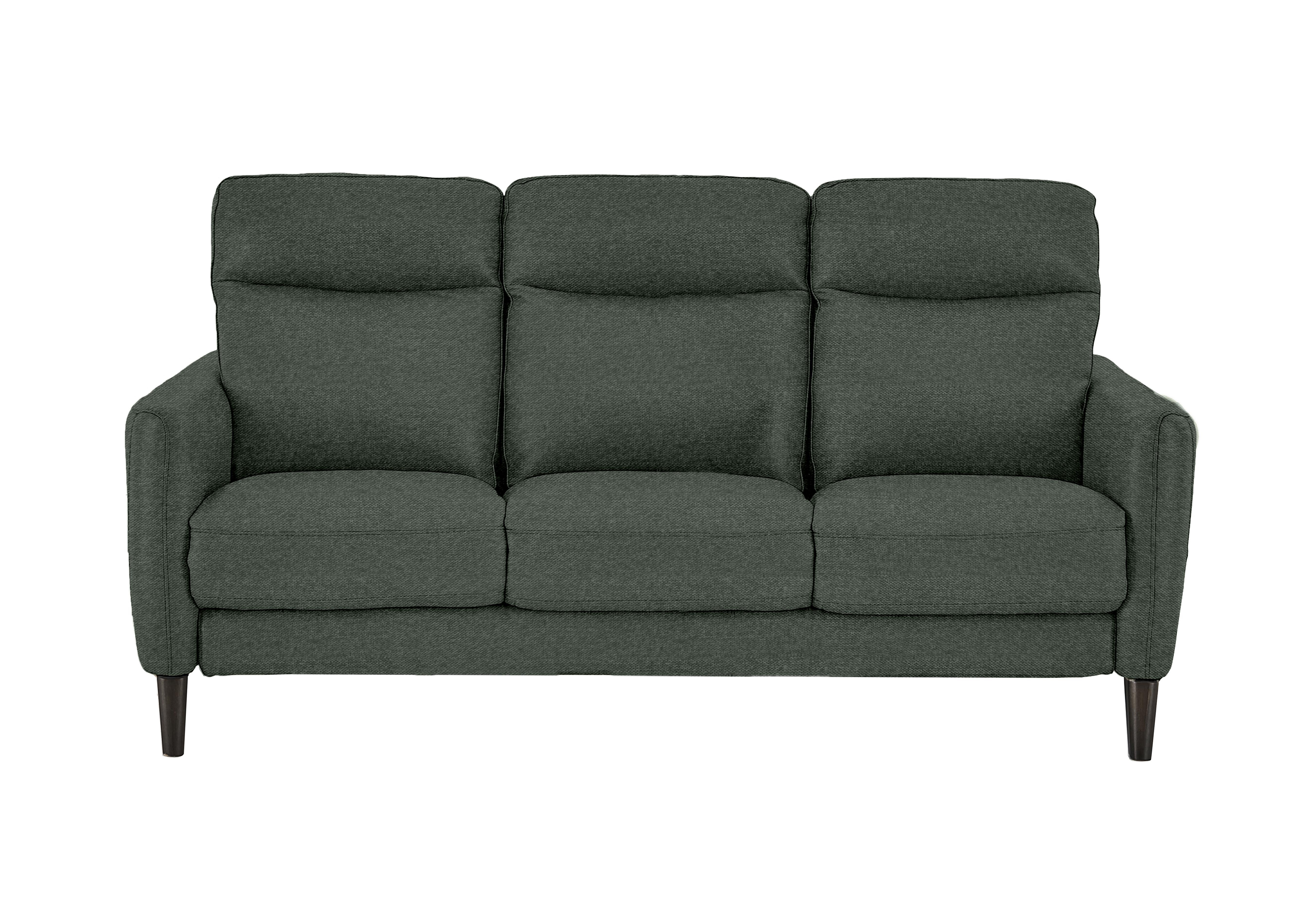 Compact Collection Petit 3 Seater Fabric Sofa in Fab-Ska-R48 Moss Green on Furniture Village