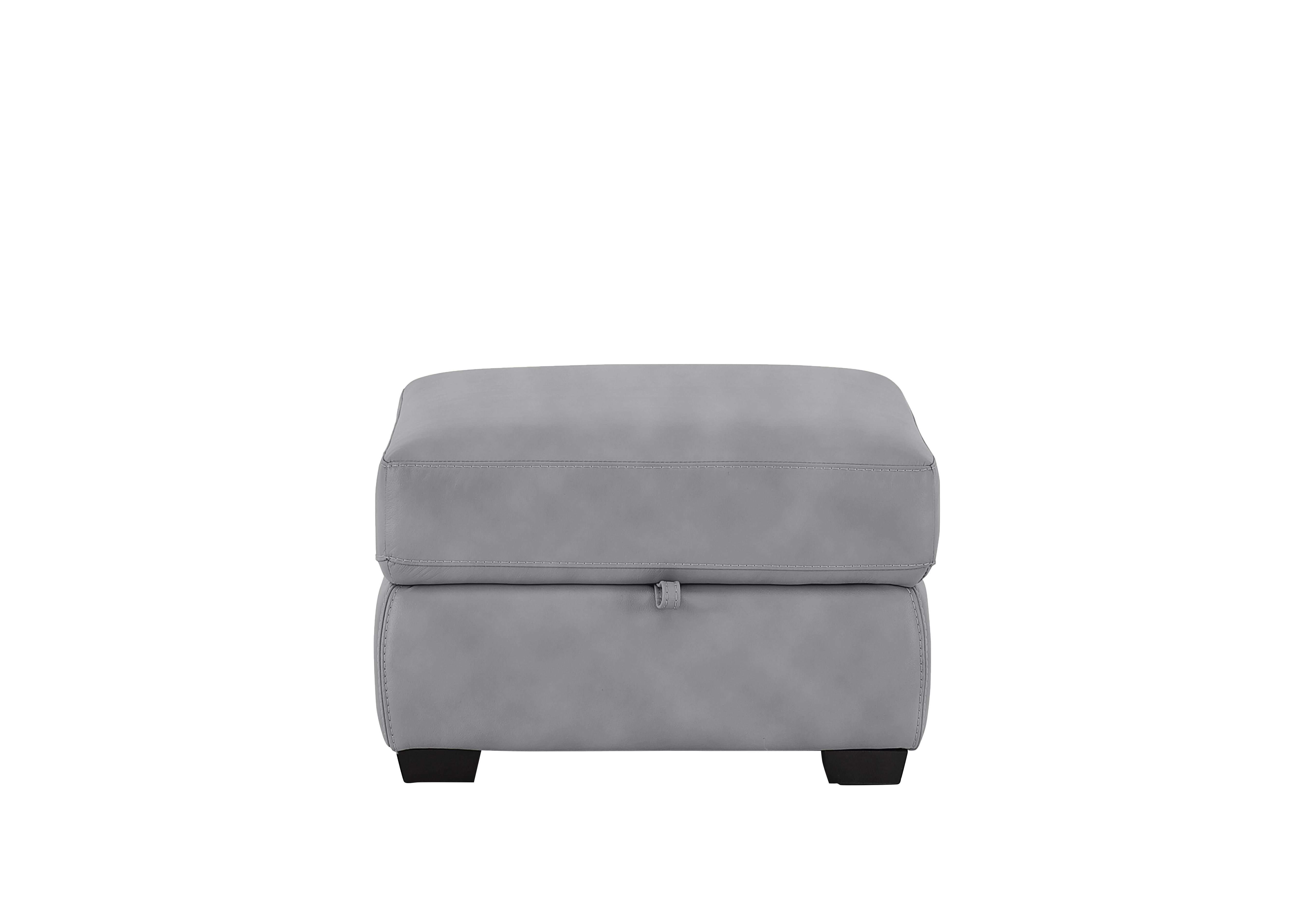 Compact Collection Petit Fabric Storage Footstool in Bfa-Ori-R07 Bluish Grey on Furniture Village