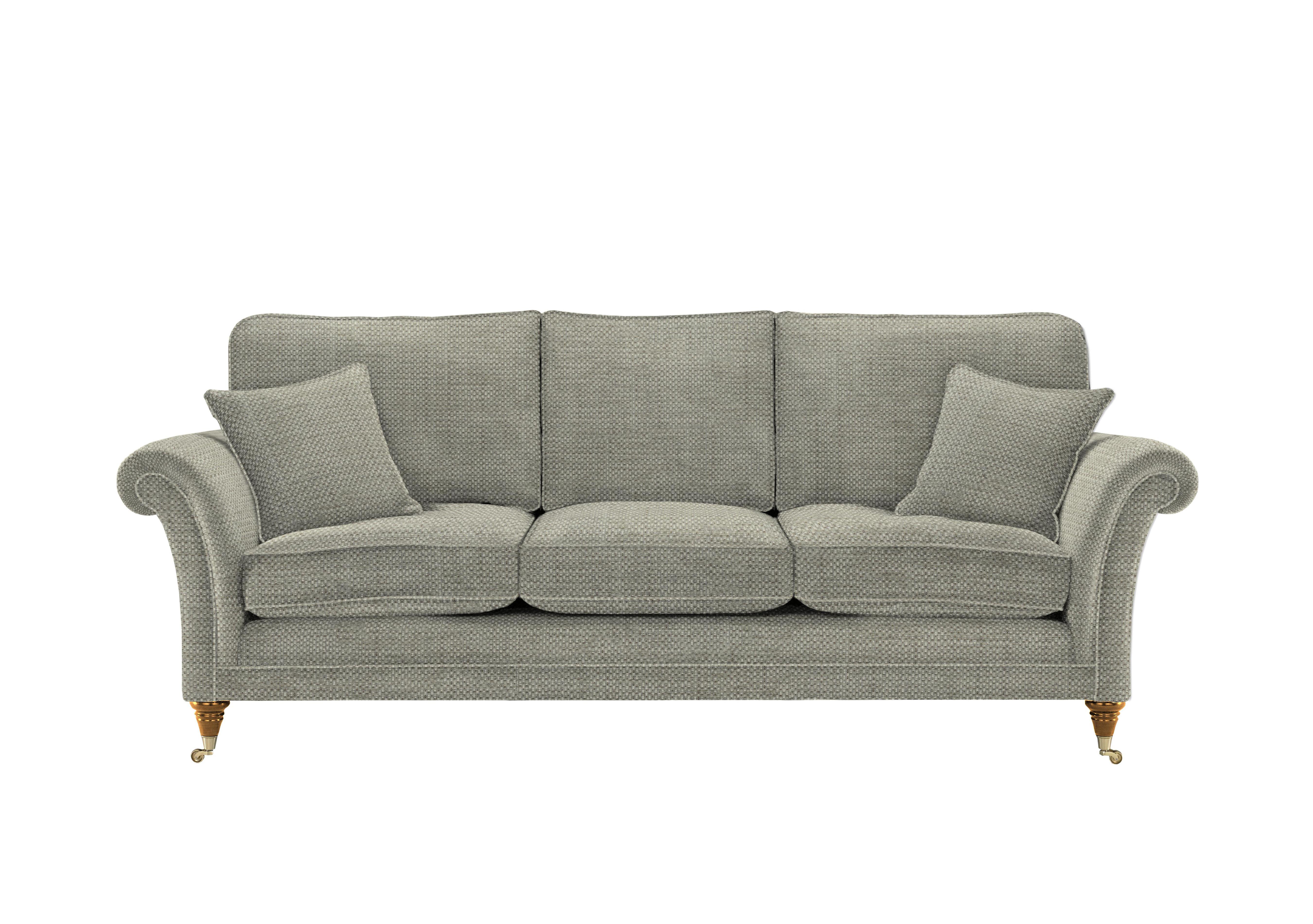 Burghley Grand 3 Seater Sofa in 001483-0069 Dobby Seaspray on Furniture Village
