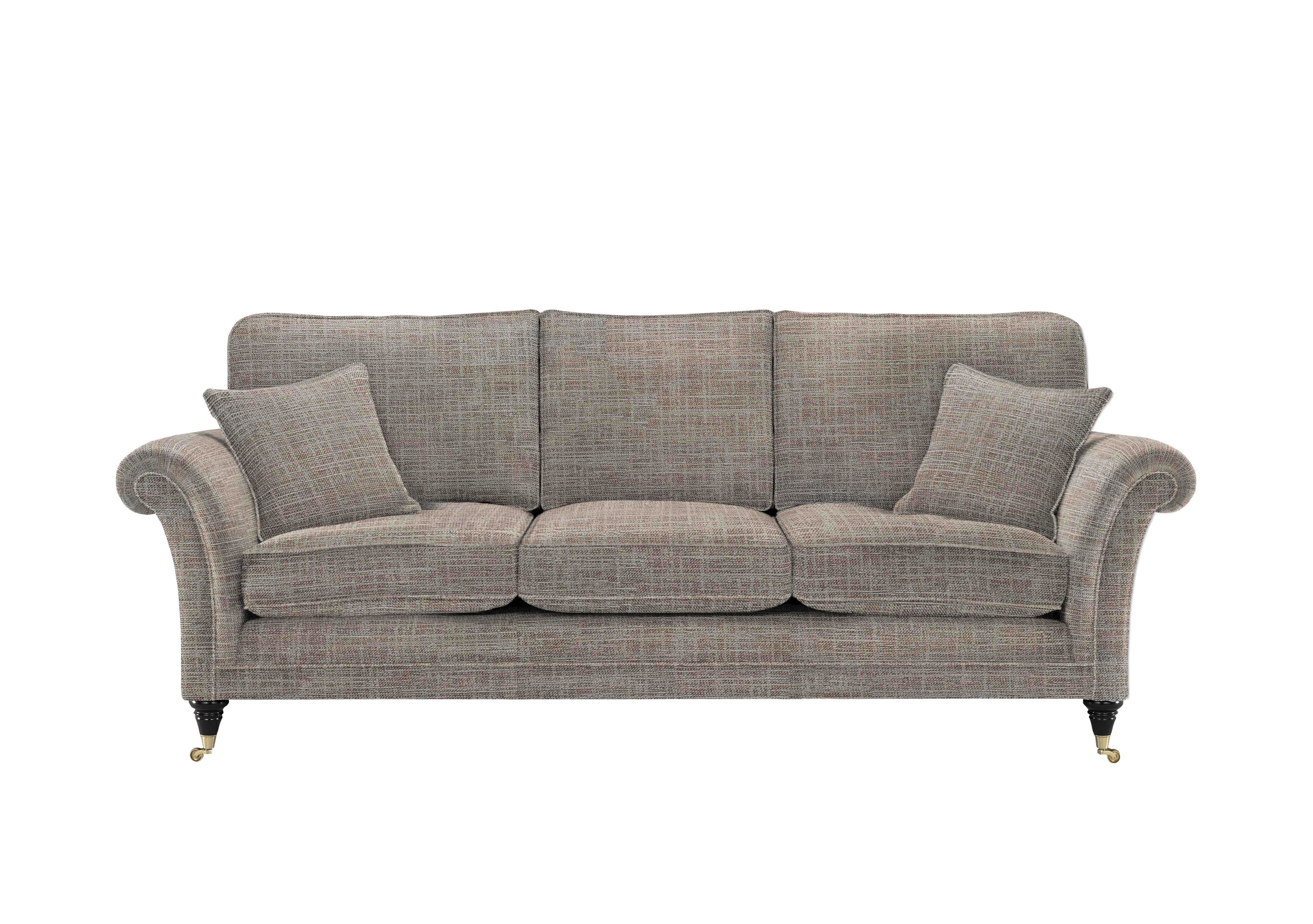 Burghley Grand 3 Seater Sofa in 001497-0026 Dash Truffle on Furniture Village