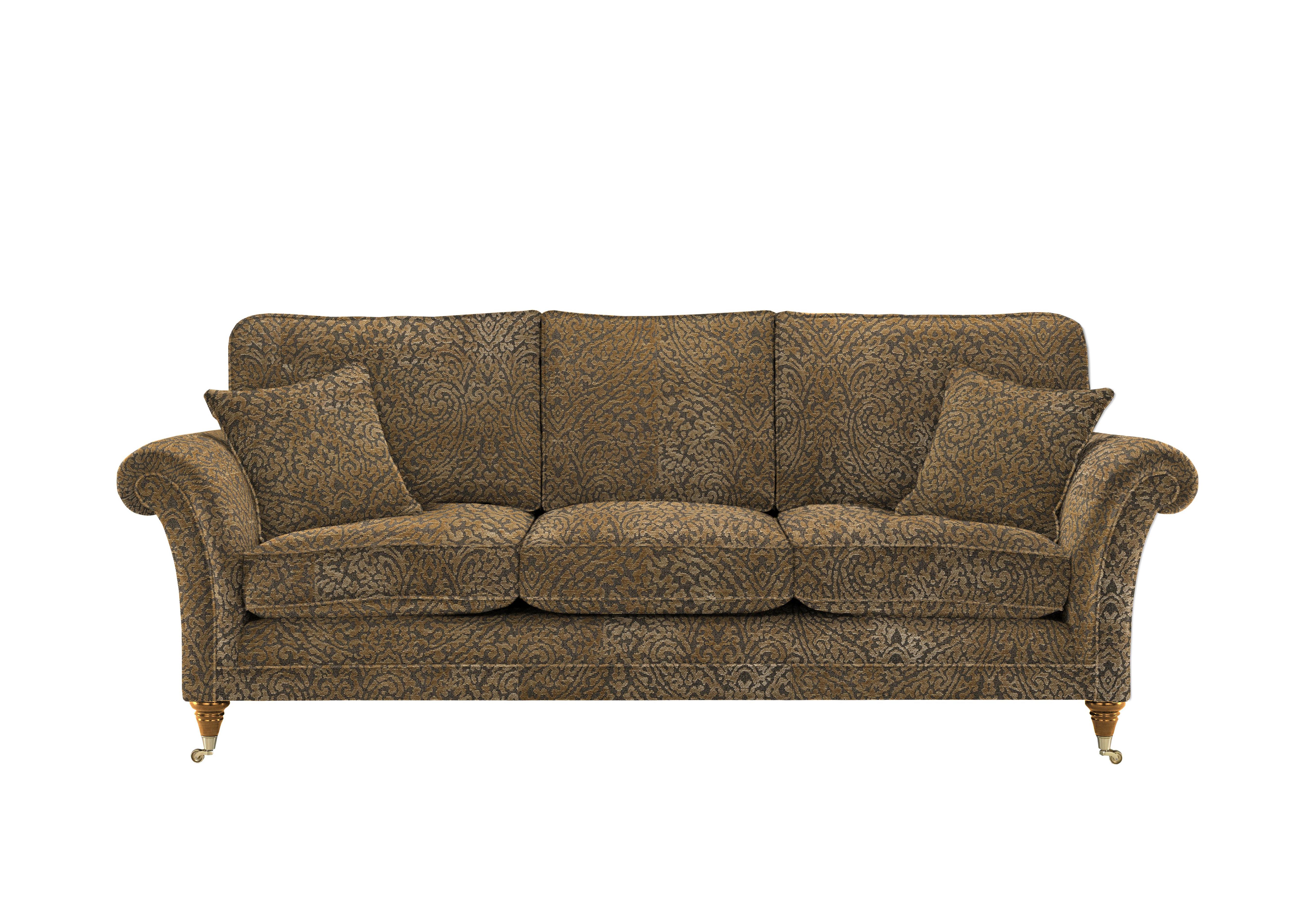 Burghley Grand 3 Seater Sofa in 002498-0031 Tess Gold on Furniture Village