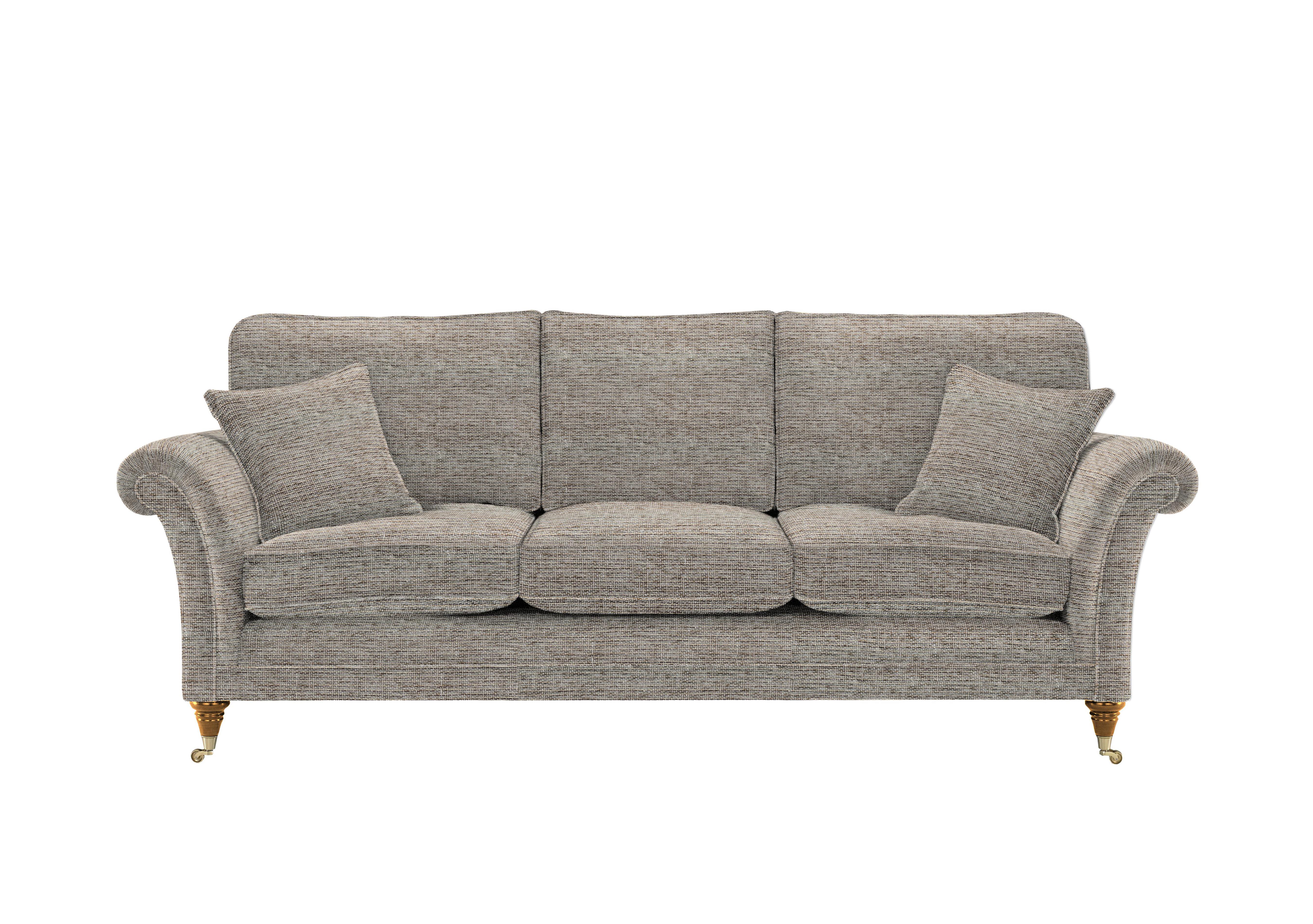 Burghley Grand 3 Seater Sofa in 1309-82 Equinox Light Blue on Furniture Village