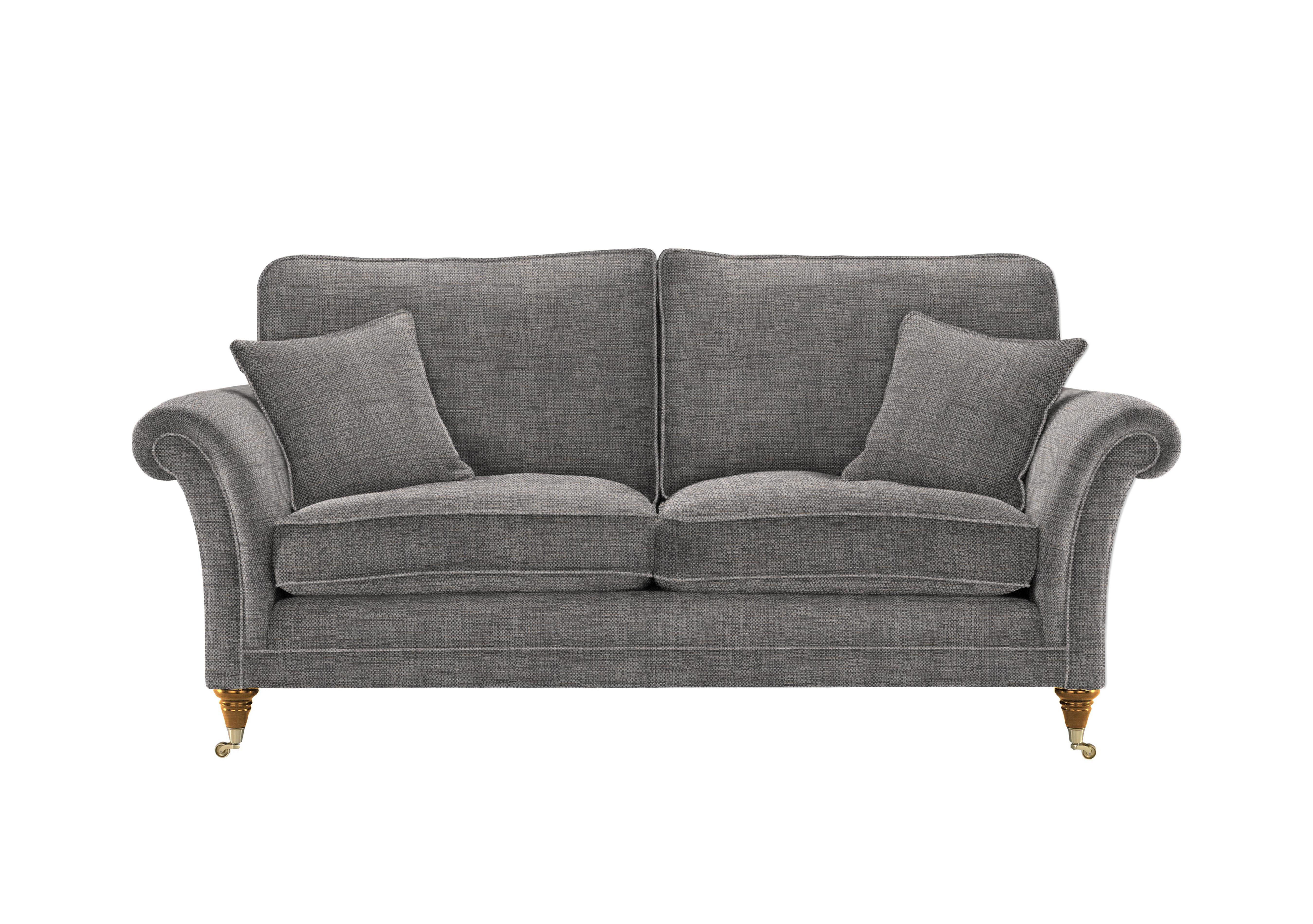 Burghley Large 2 Seater Fabric Sofa in 001448-0092 Latitude Grey on Furniture Village