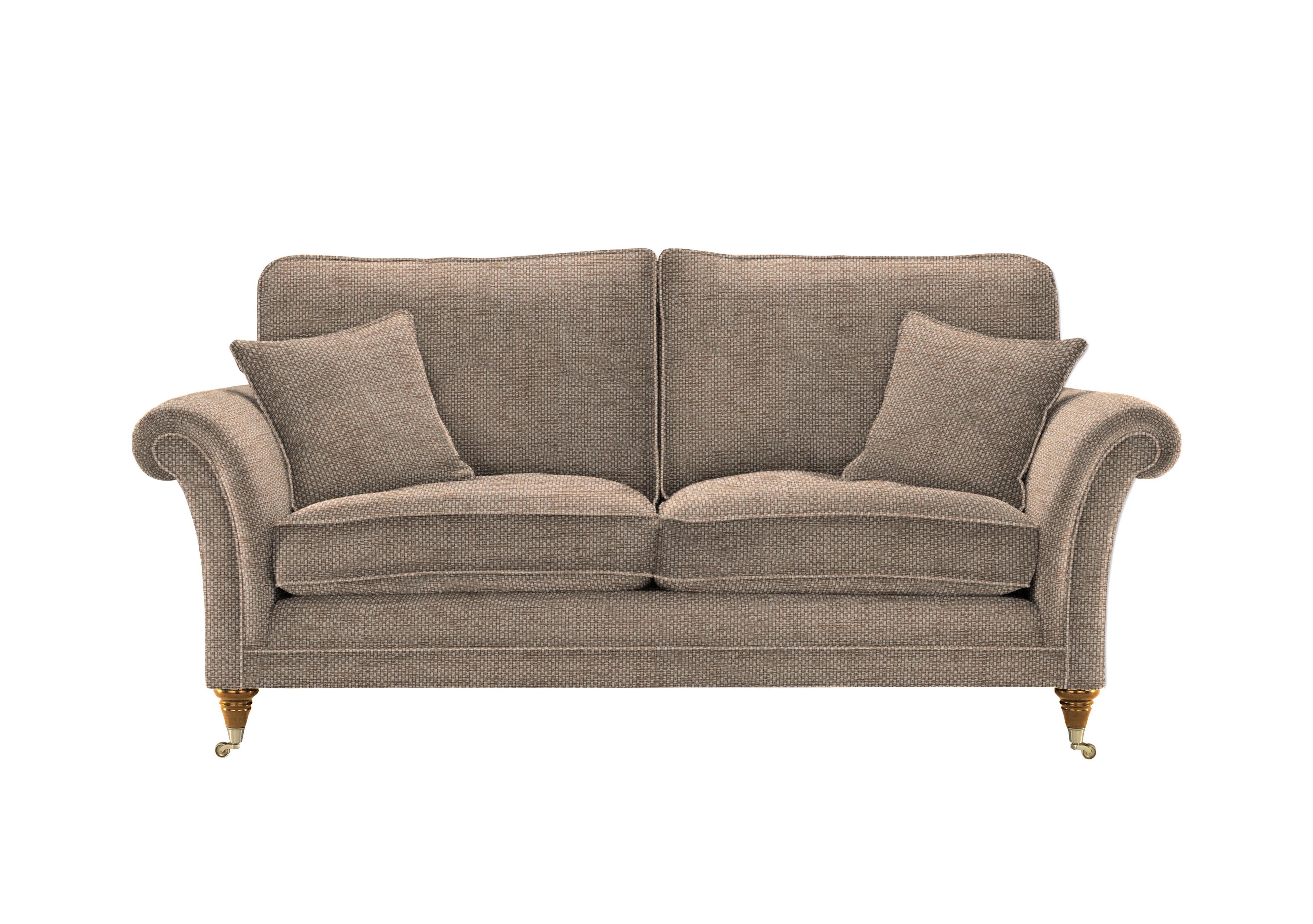 Burghley Large 2 Seater Fabric Sofa in 001483-0054 Dobby Sand on Furniture Village