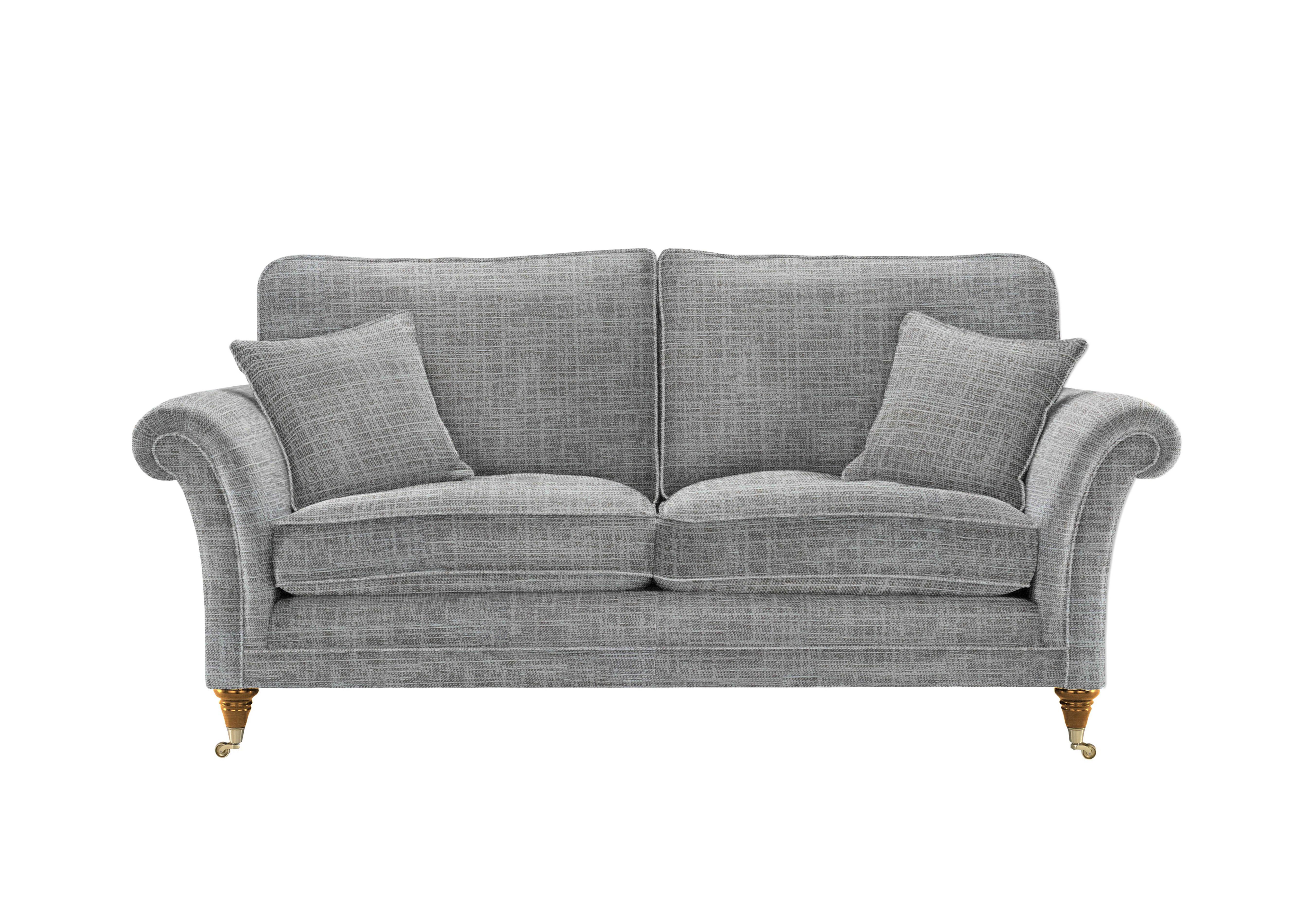 Burghley Large 2 Seater Fabric Sofa in 001497-0040 Dash Stone on Furniture Village