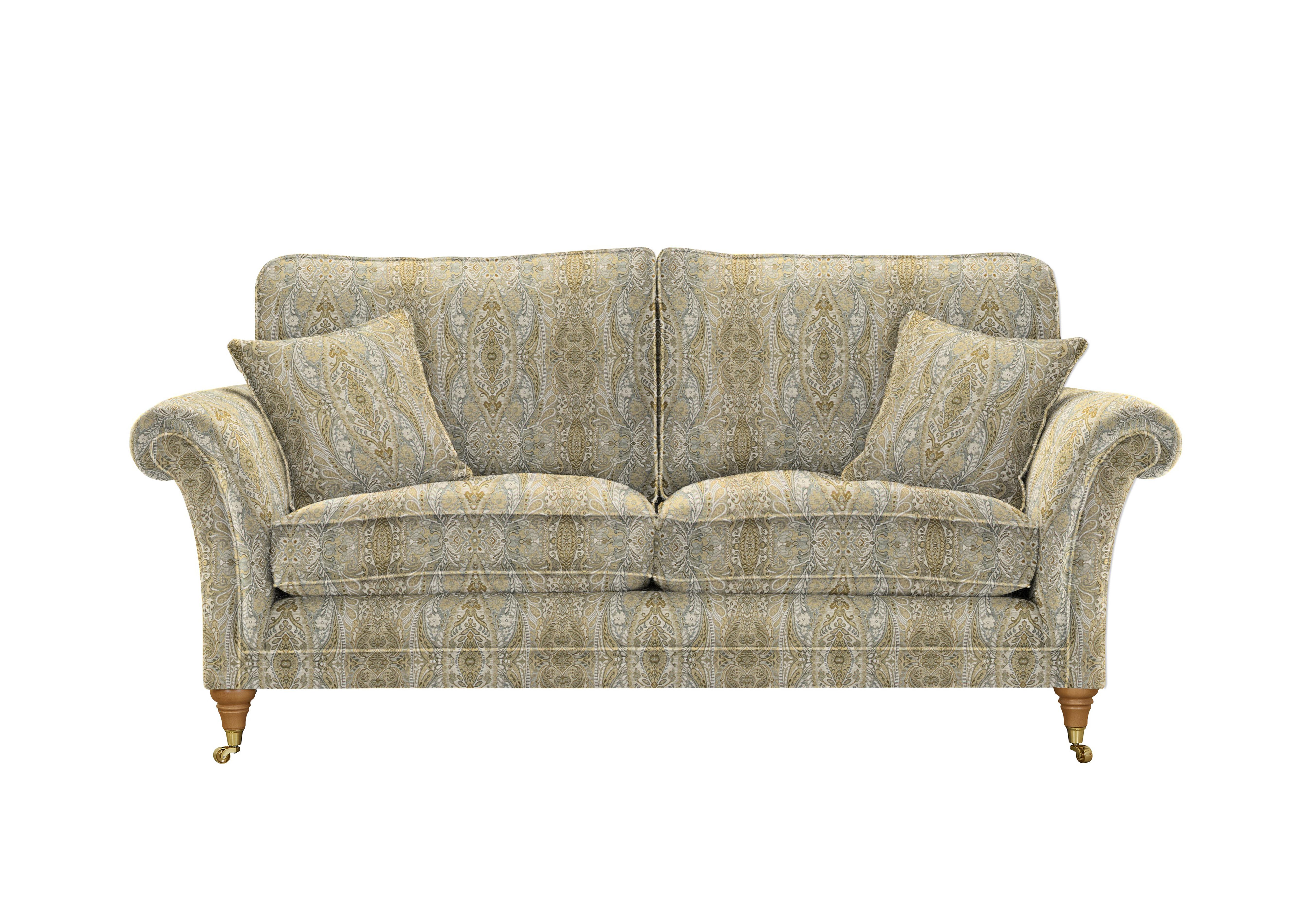 Burghley Large 2 Seater Fabric Sofa in 002313-0036 Nouveau Caramel on Furniture Village