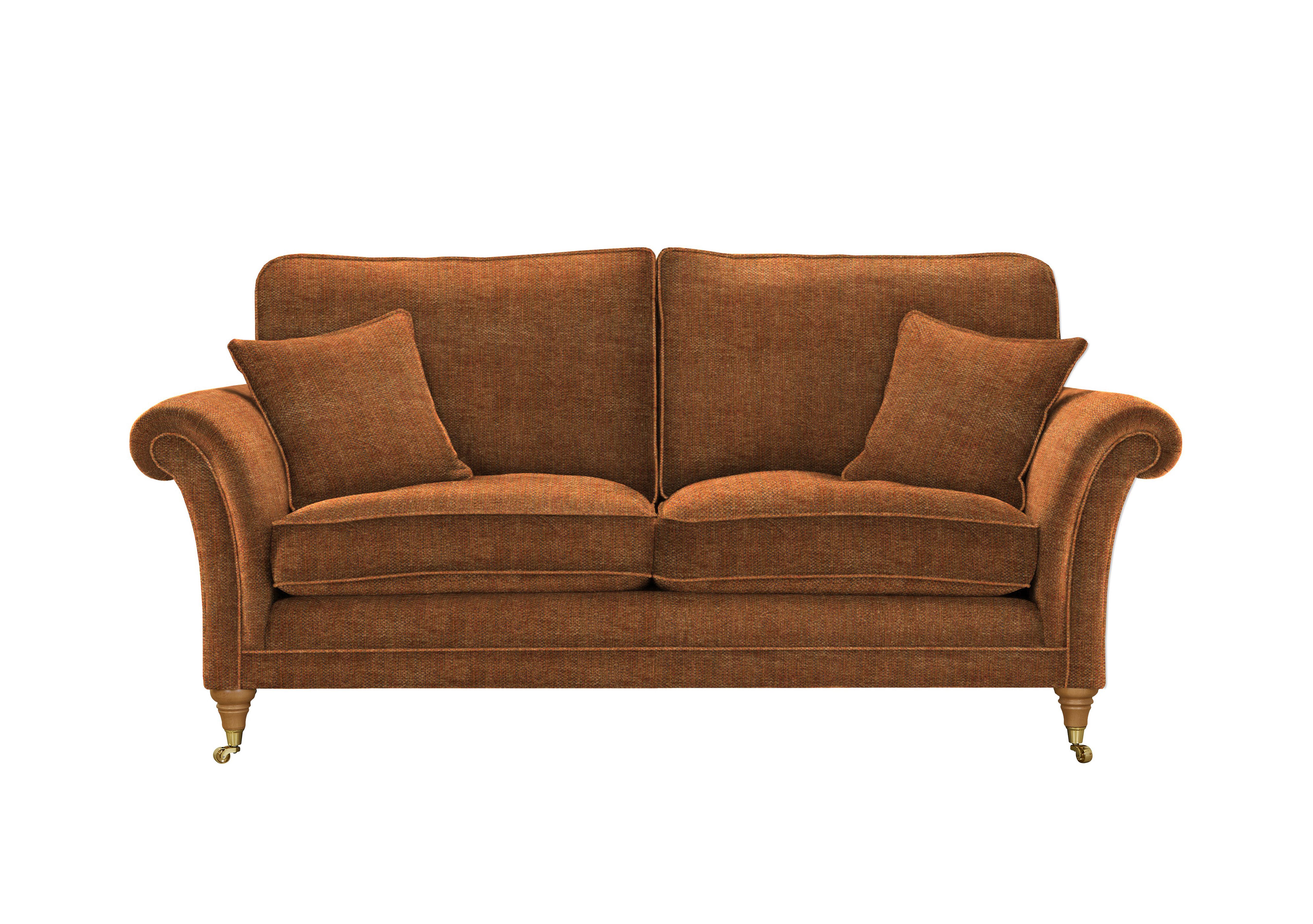 Burghley Large 2 Seater Fabric Sofa in 50027-317 Baslow Pln Mberry on Furniture Village