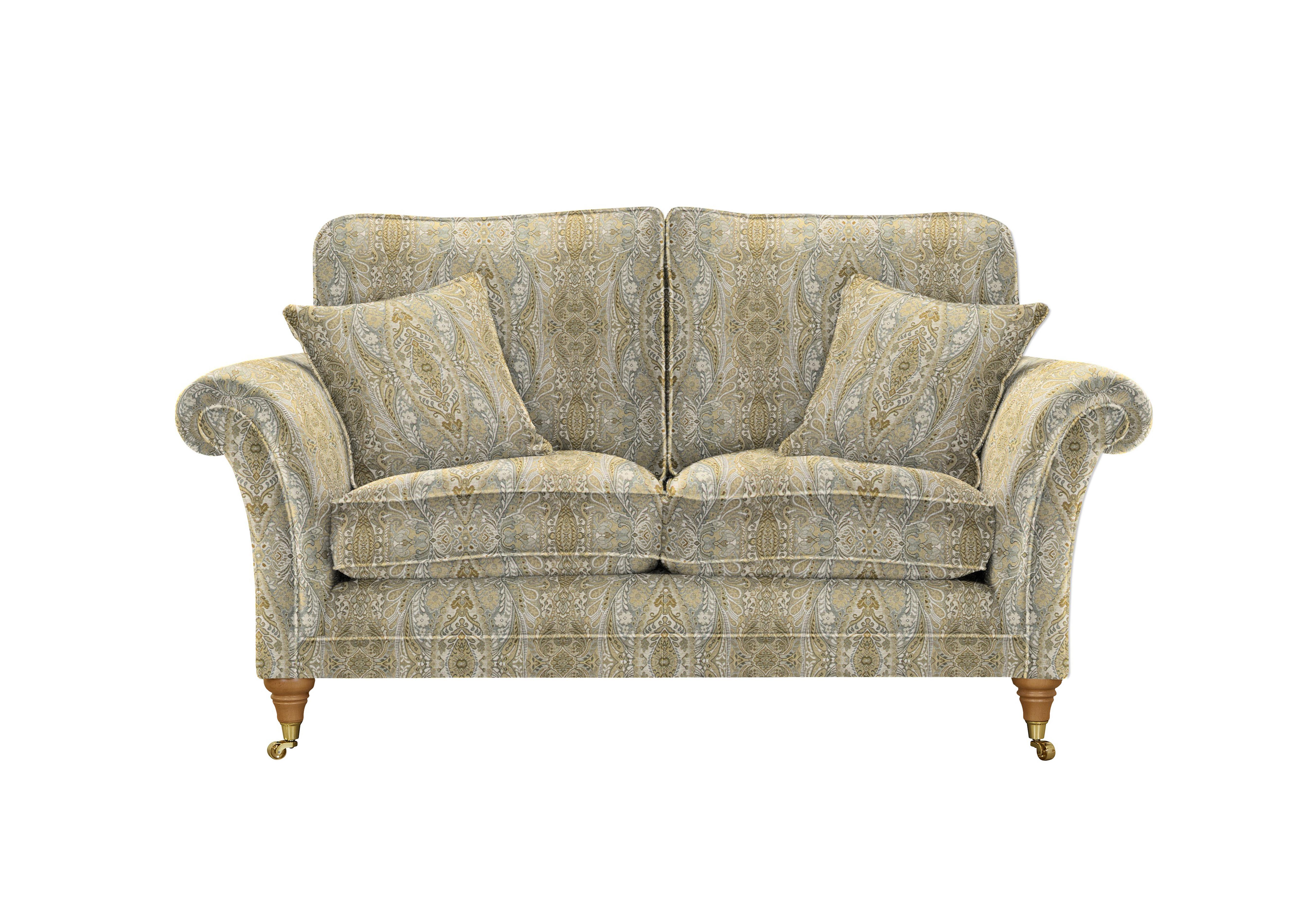 Burghley 2 Seater Fabric Sofa in 002313-0036 Nouveau Caramel on Furniture Village